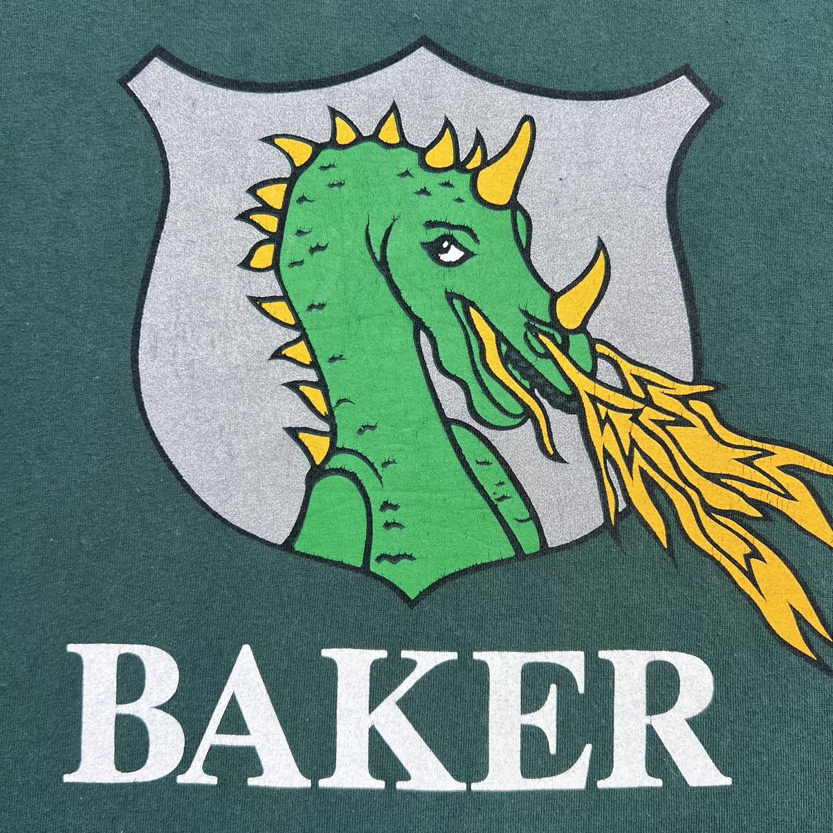 Vintage VINTAGE BAKER SKATEBOARD DRAGON TEE Size US M / EU 48-50 / 2 - 2 Thumbnail