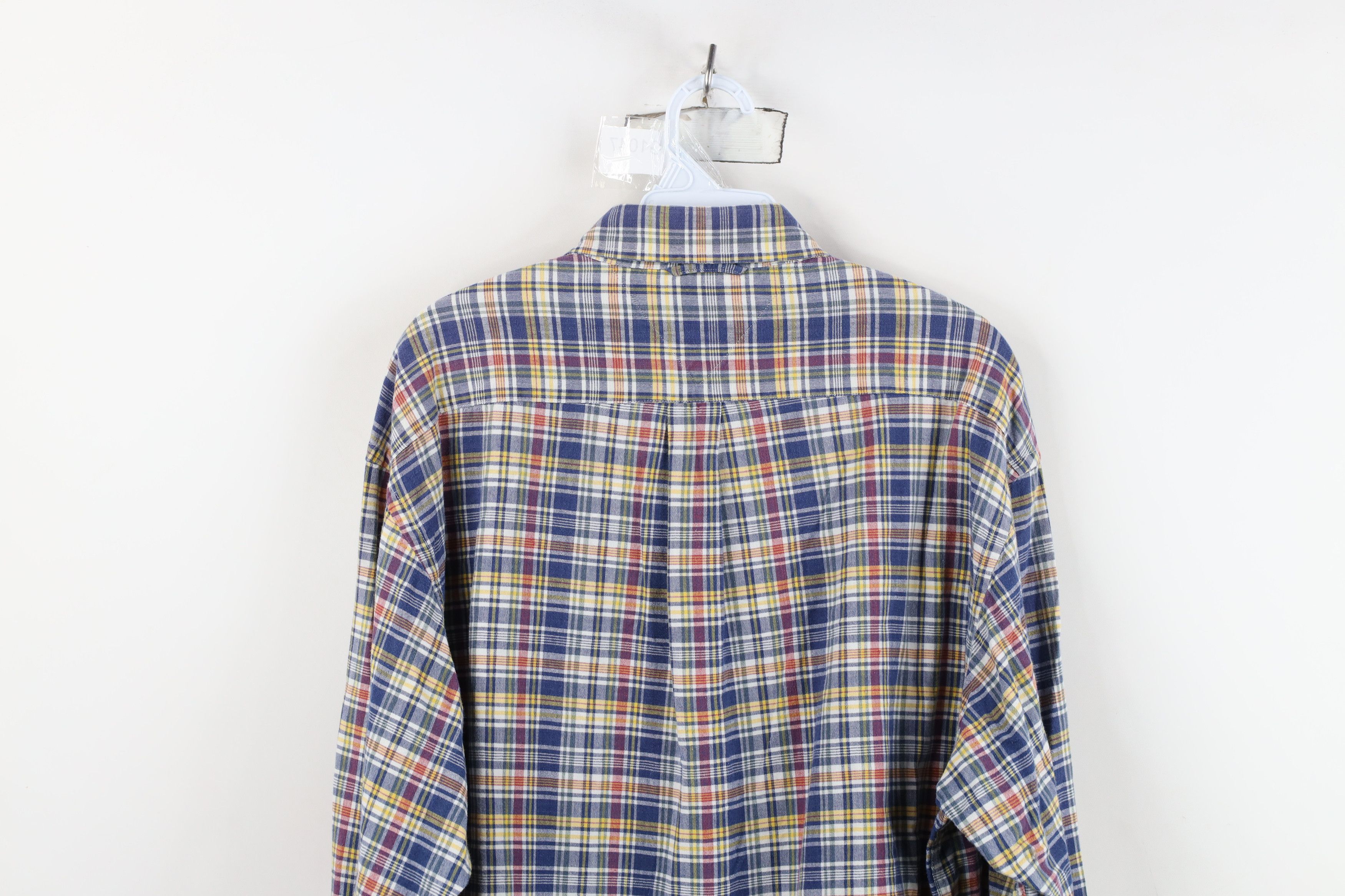 Tommy Hilfiger Vintage 90s Tommy Hilfiger Plaid Collared Button Down Shirt Size US M / EU 48-50 / 2 - 10 Thumbnail