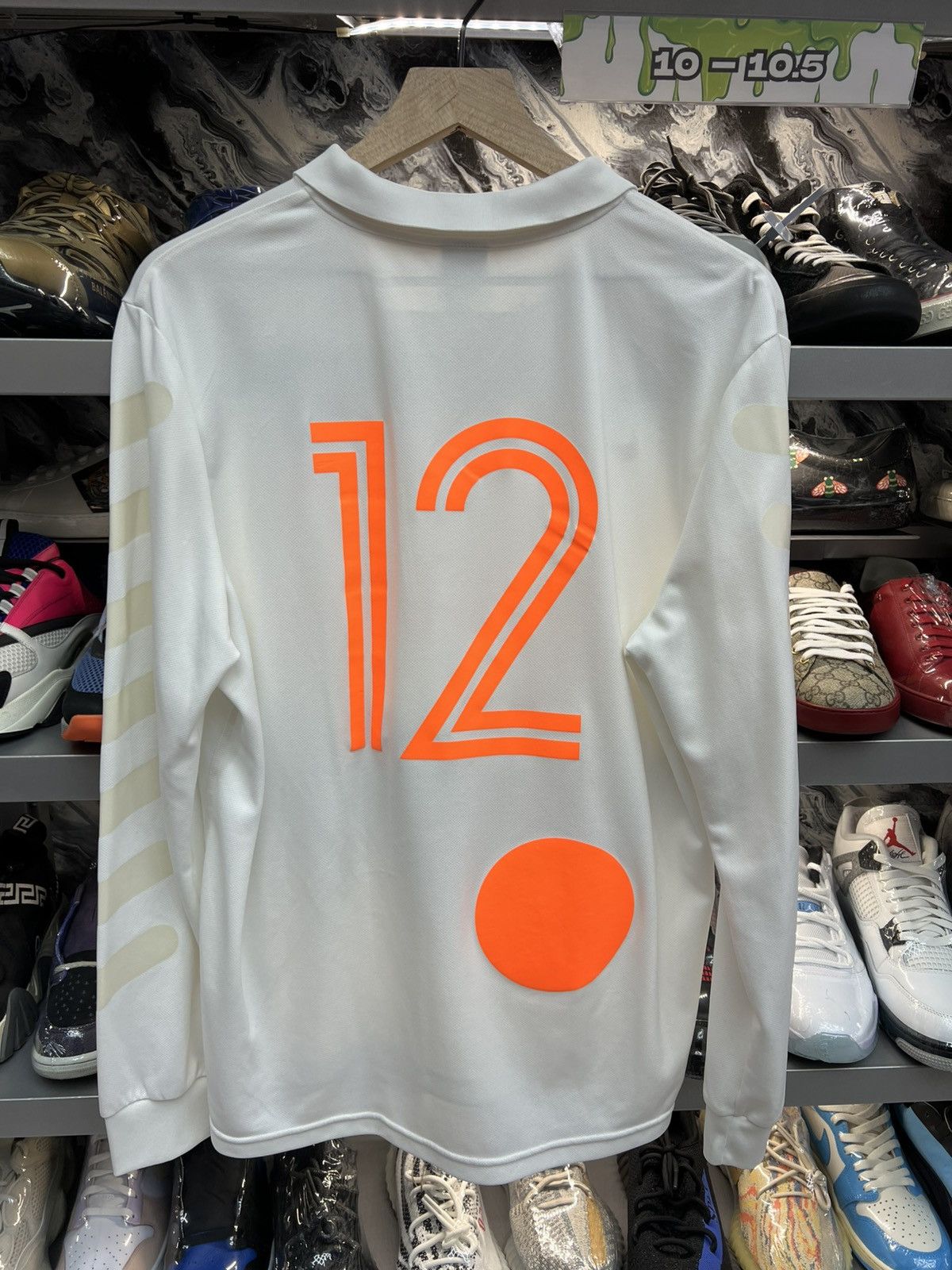 Off-White Off-White Virgil Football White Jersey Size US M / EU 48-50 / 2 - 2 Thumbnail