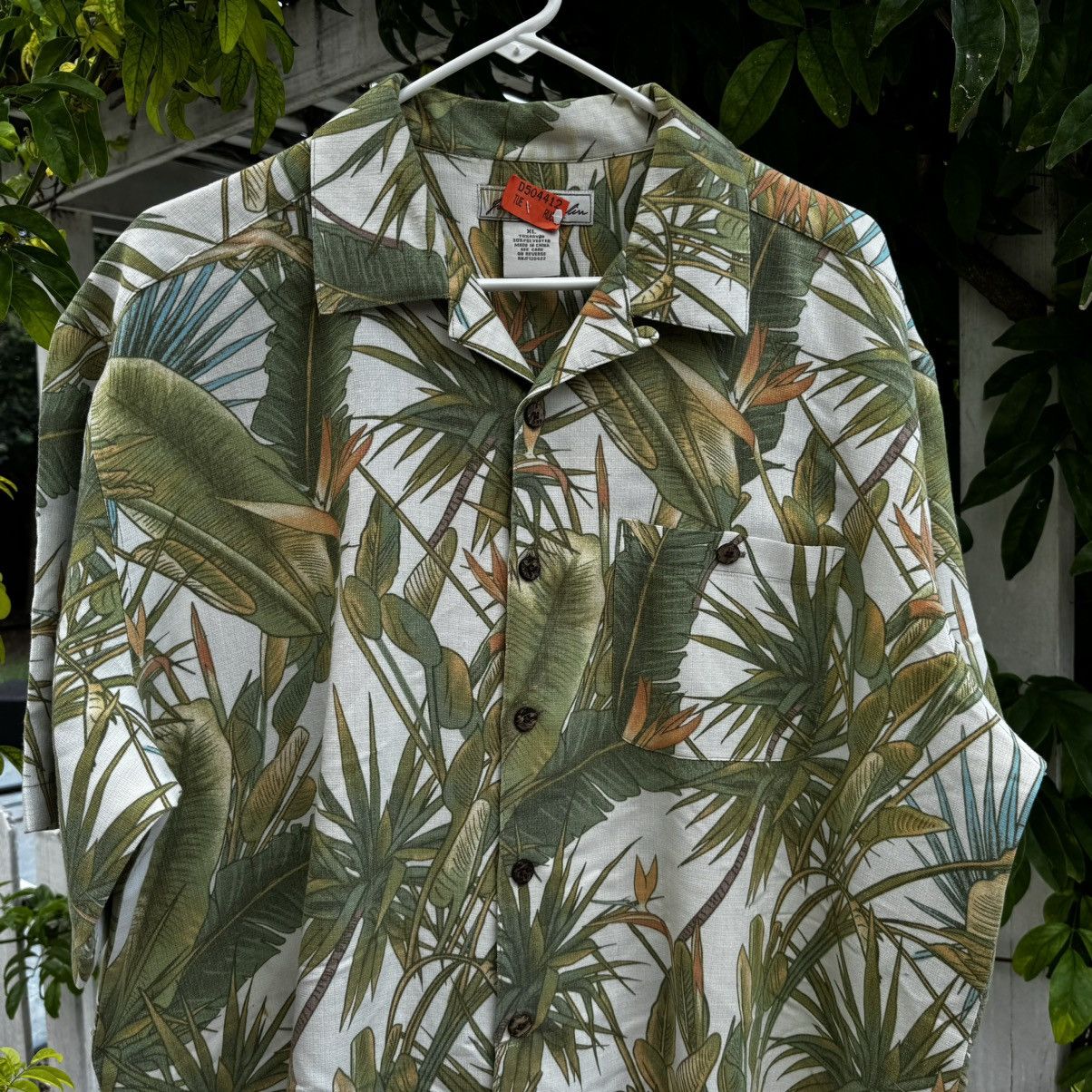 Vintage Vintage CROPPED Camp Collar Earthtones AOP Cigar Sopranos Size US XL / EU 56 / 4 - 2 Thumbnail