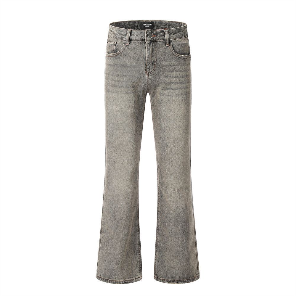 Japanese Brand × Jean Men's hippie trend distressed washed flared jeans Size US 32 / EU 48 - 1 Thumbnail