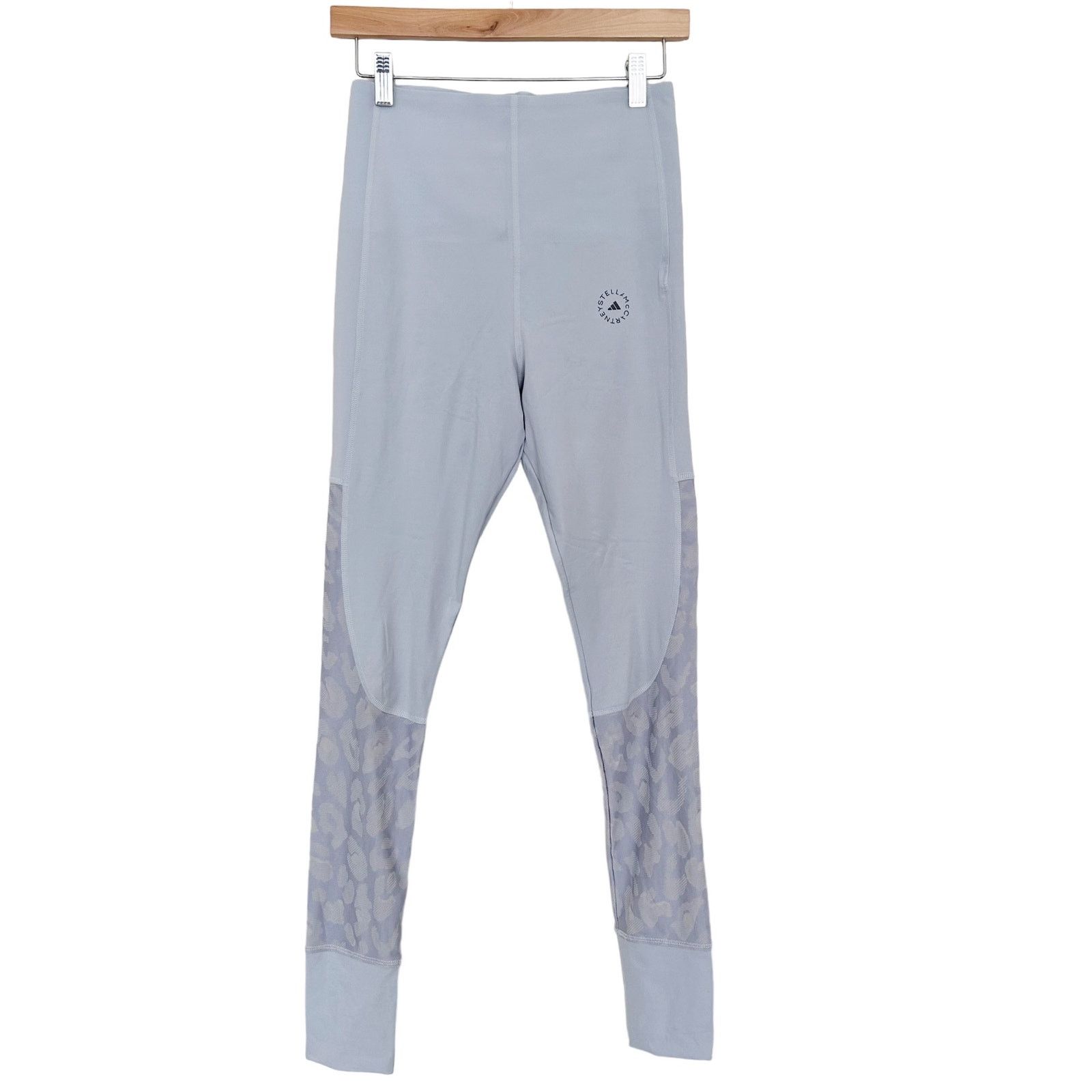 Adidas Adidas Stella McCartney Gray Leggings Leopard Stirrup S Size 27" / US 4 / IT 40 - 2 Thumbnail