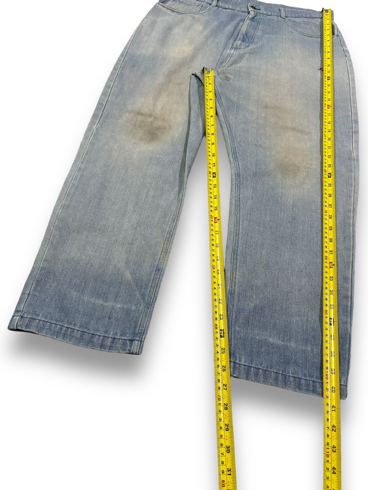 Kangol Vintage Kangol x Zip Five Loose Tapered Drop Crotch Jeans Size US 35 - 13 Thumbnail