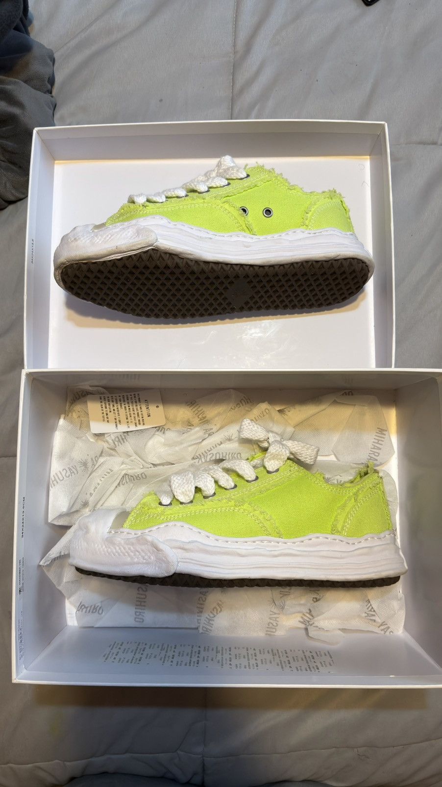 Maison MIHARA YASUHIRO MMY Neon Green Size US 9 / EU 42 - 2 Thumbnail