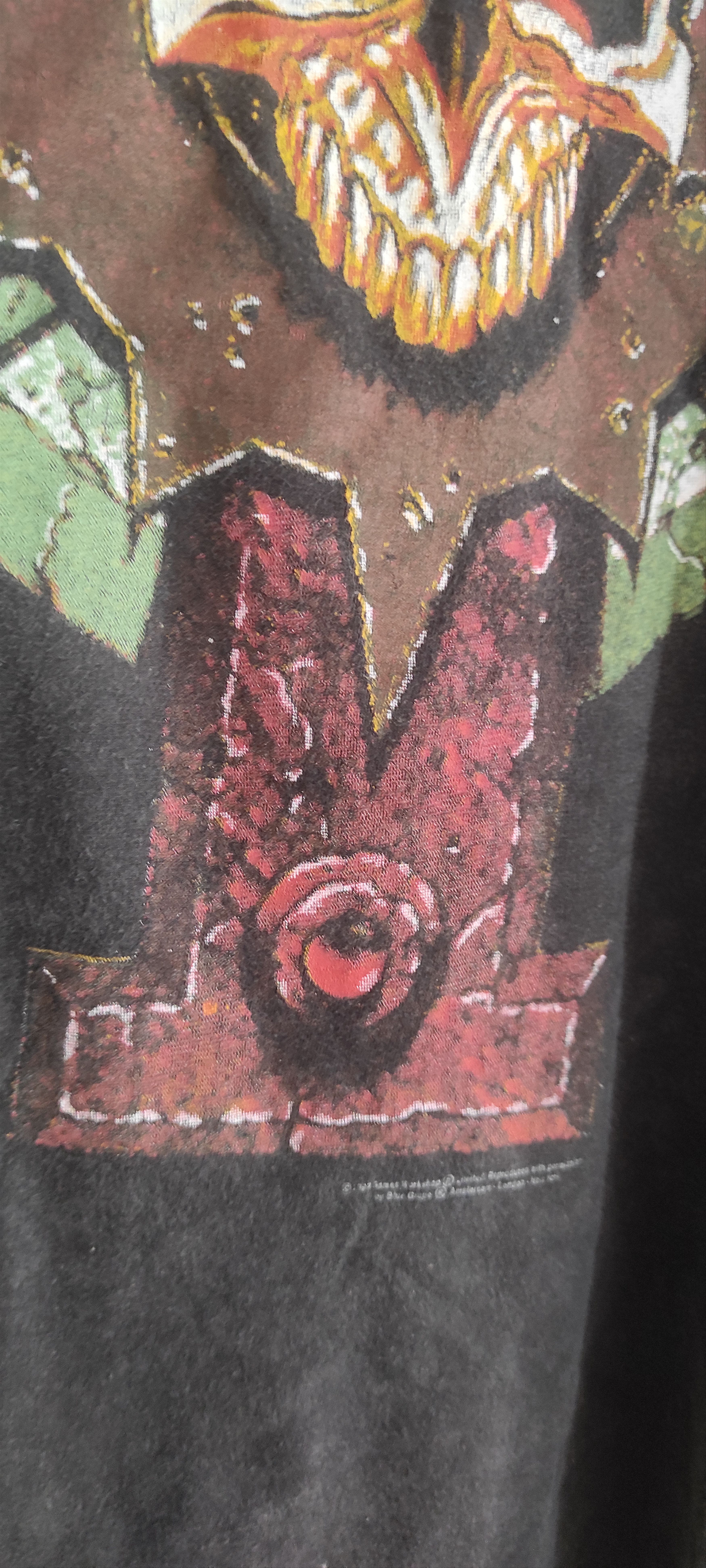 Vintage Warhammer Blue Grape Tee 1997 Innocence Proves Nothing Size US L / EU 52-54 / 3 - 12 Thumbnail