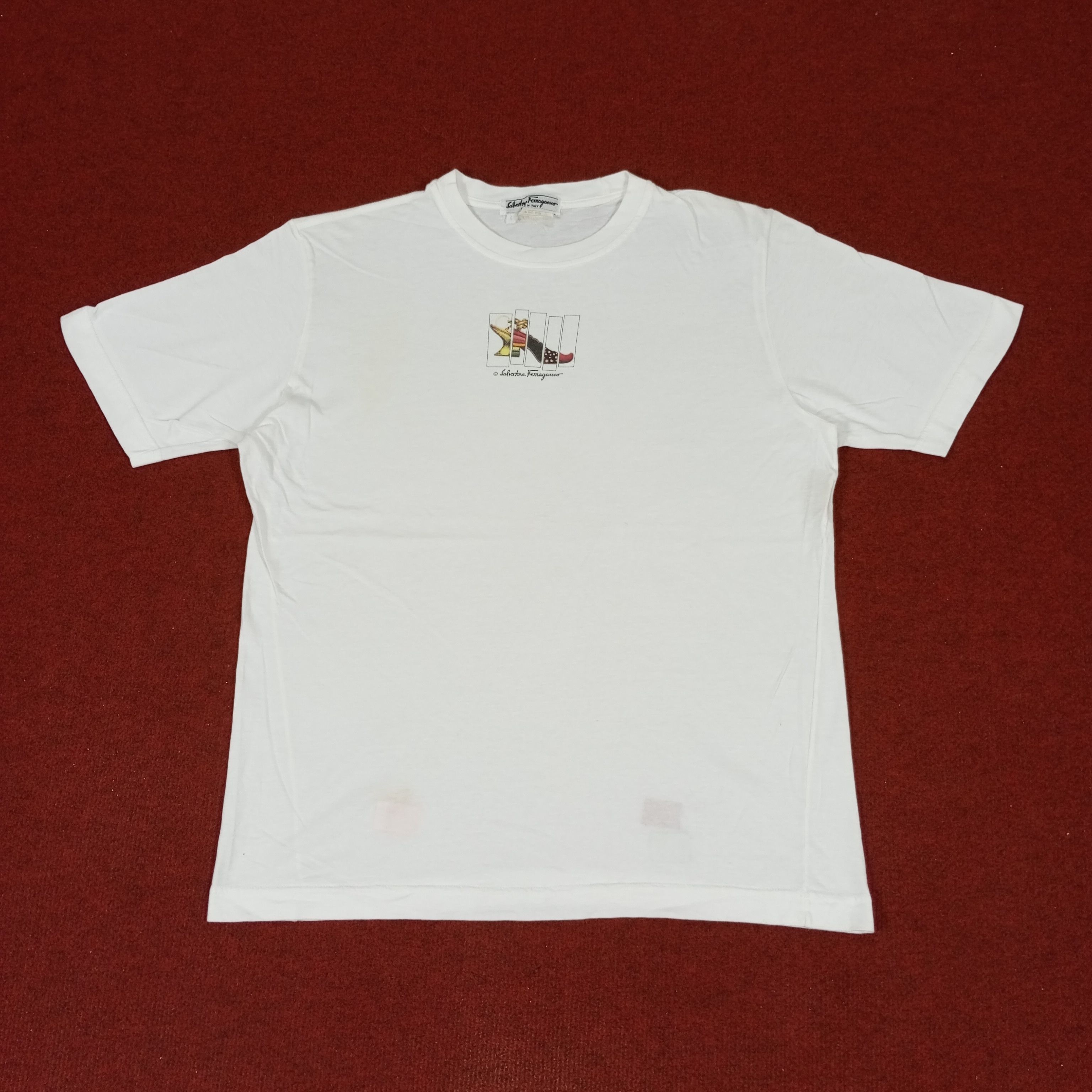Salvatore Ferragamo Italian Designer Tshirt Nice Design