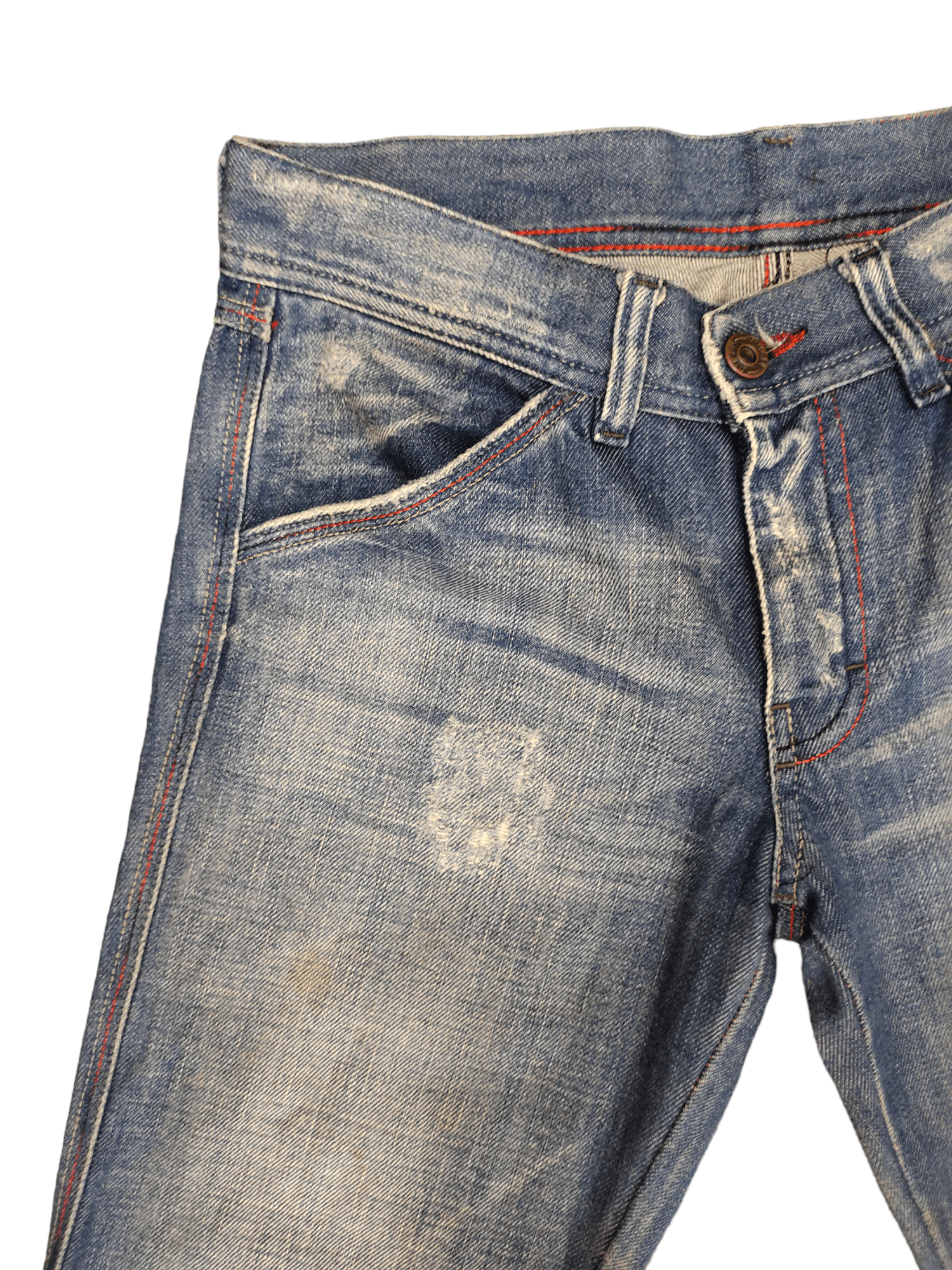 Diesel Flare Jeans Diesel Distress Denim Boot Cut Streetwear Size US 27 - 5 Thumbnail
