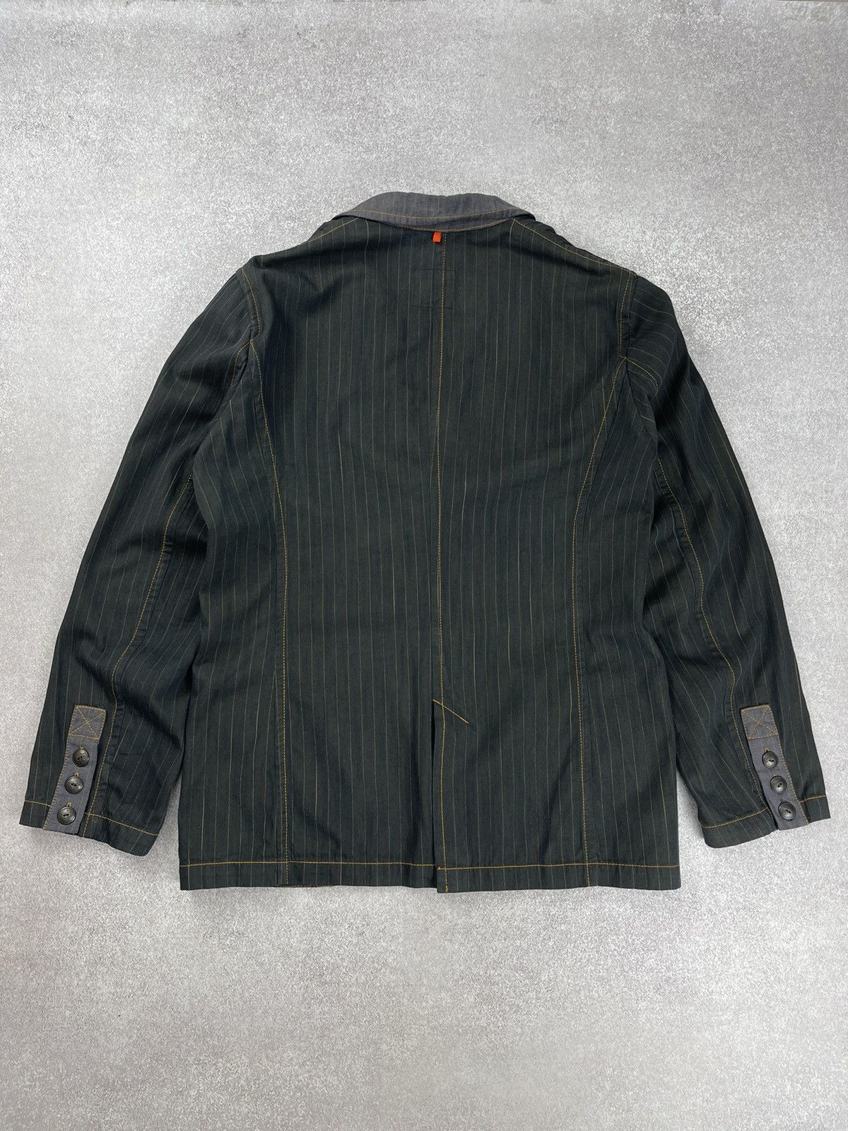Hugo Boss × Vintage Vintage Hugo Boss Stripped Blazer Jacket Men’s Size 42R - 12 Thumbnail