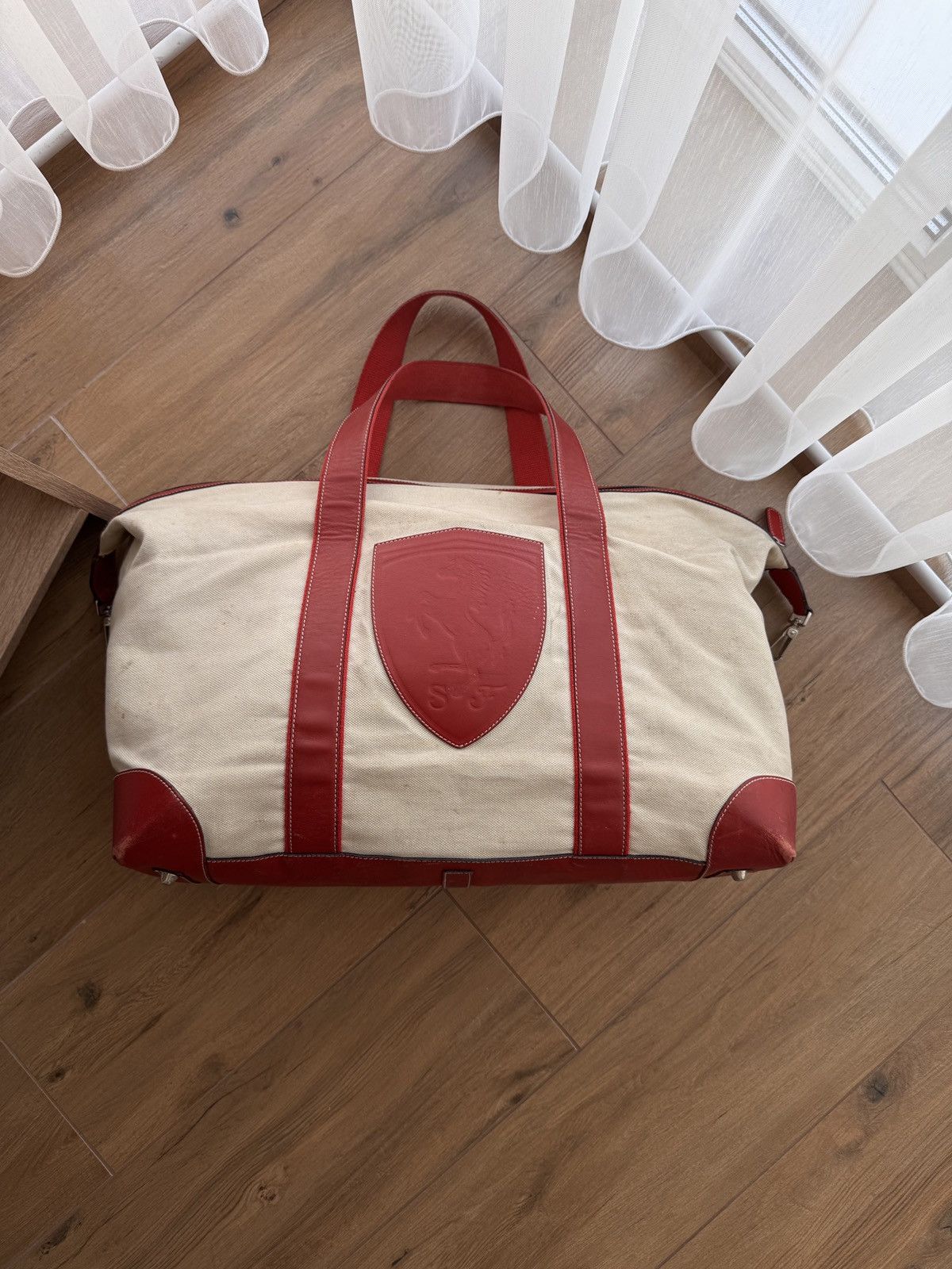 Other Vintage Ferrari Formula 1 Club Canvas & Leather Travel Bag Size ONE SIZE - 1 Thumbnail