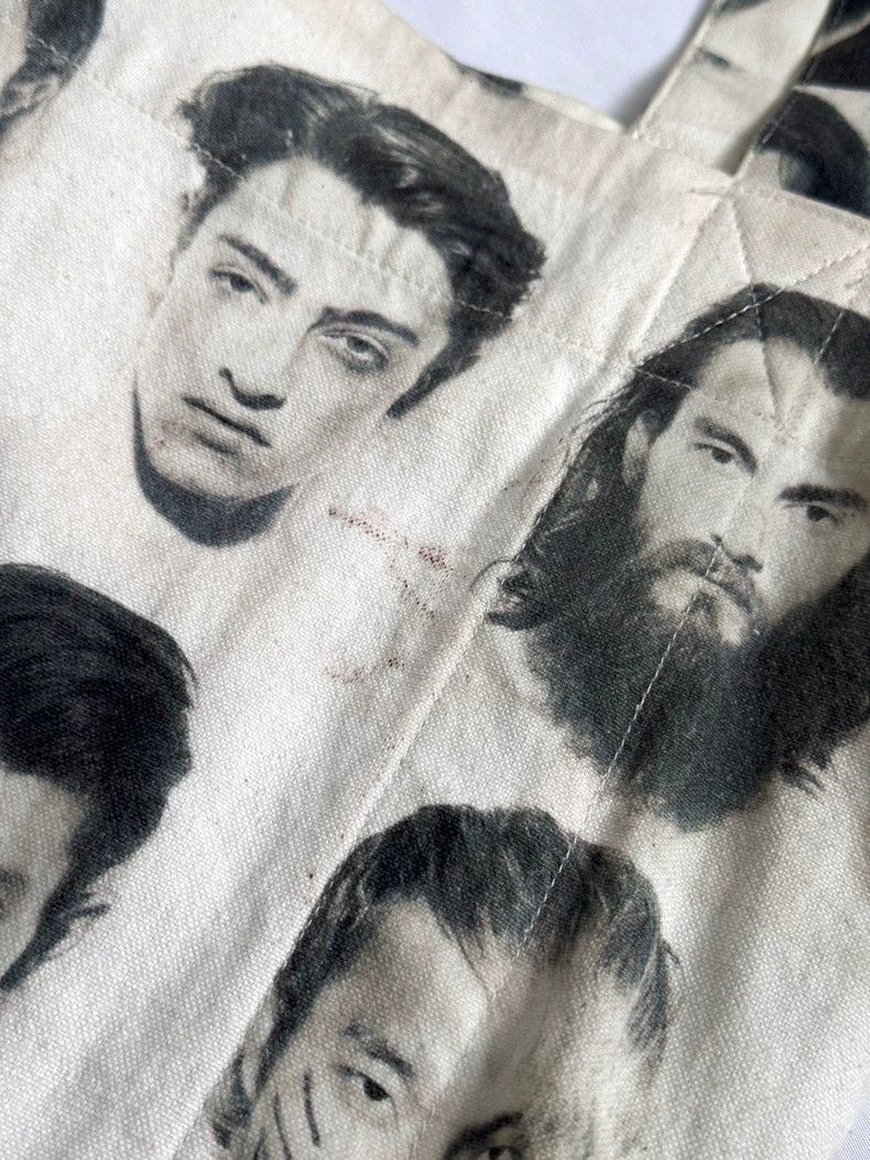 Yohji Yamamoto yohji yamamoto 13ss Portrait Print Tote Bag Size ONE SIZE - 5 Thumbnail