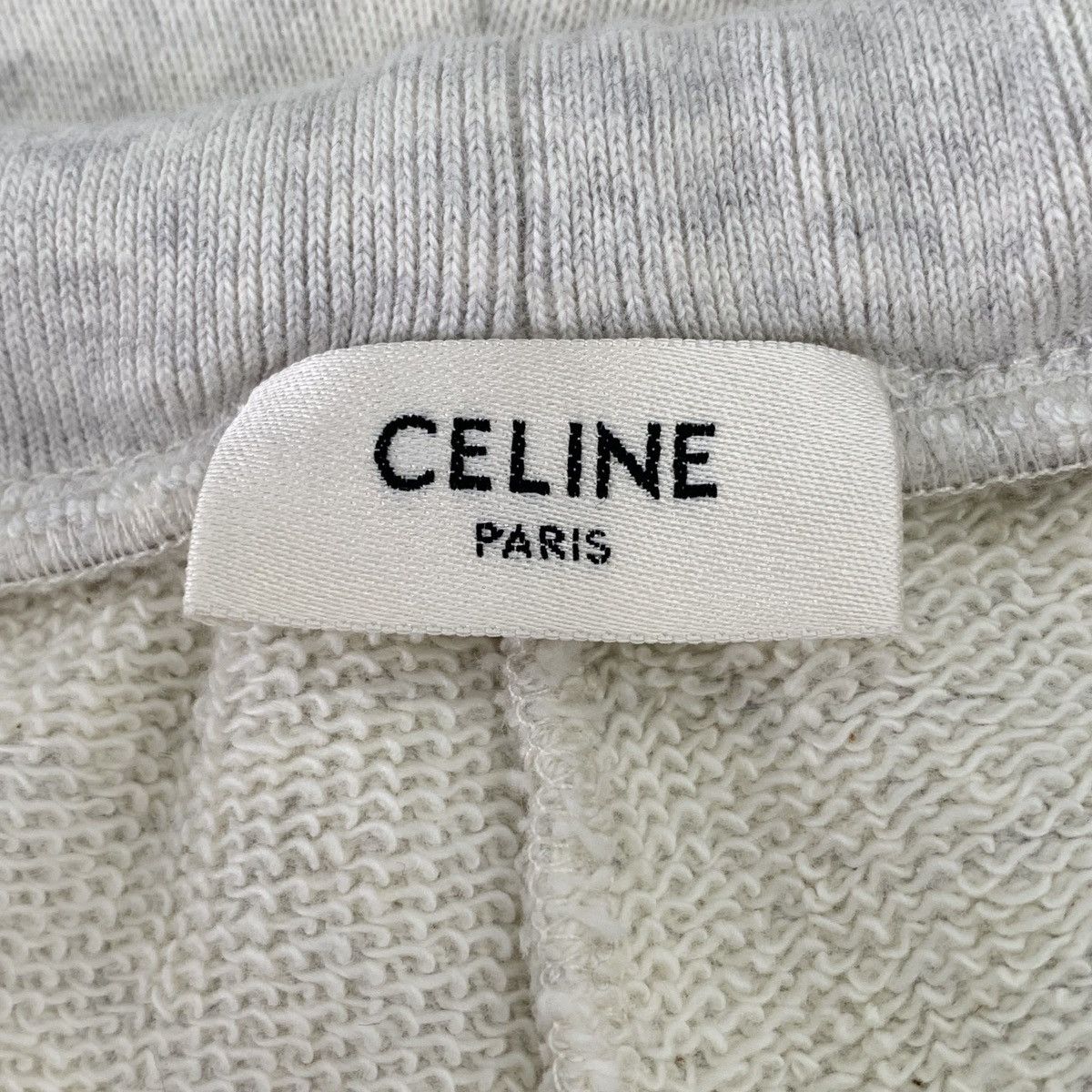 Celine Celine Beige Grey Logo Printed Cotton Casual Shorts K26WX Size 27" / US 4 / IT 40 - 5 Thumbnail