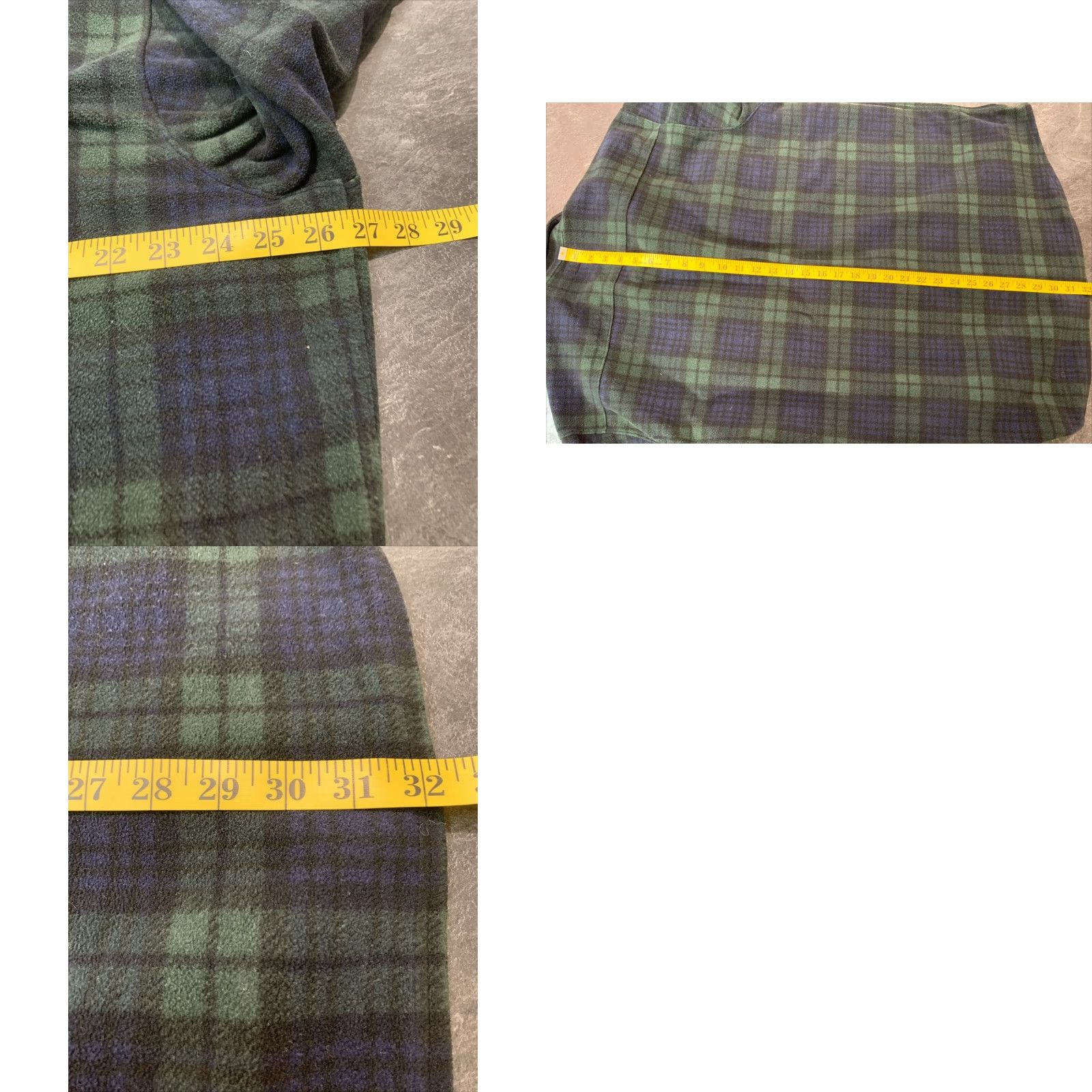 Vintage L.L. Bean Mens Long Sleeve Flannel Shirt Plaid Blue Green Button Up Adult Large Size US L / EU 52-54 / 3 - 8 Thumbnail