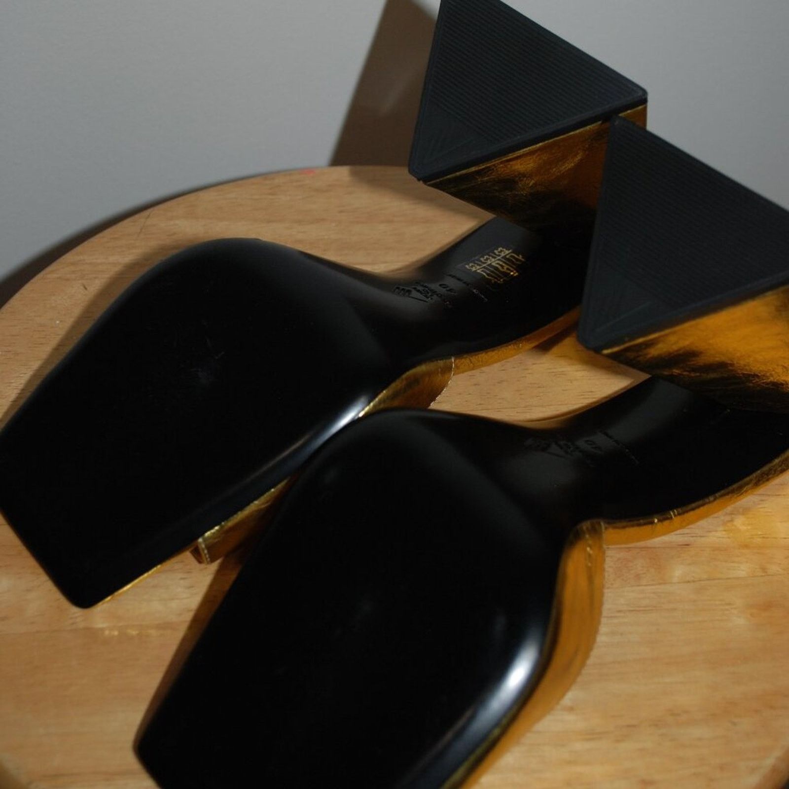The Attico The Attico Devon Mule Heel 115mm Gold Size US 10 / IT 40 - 3 Thumbnail