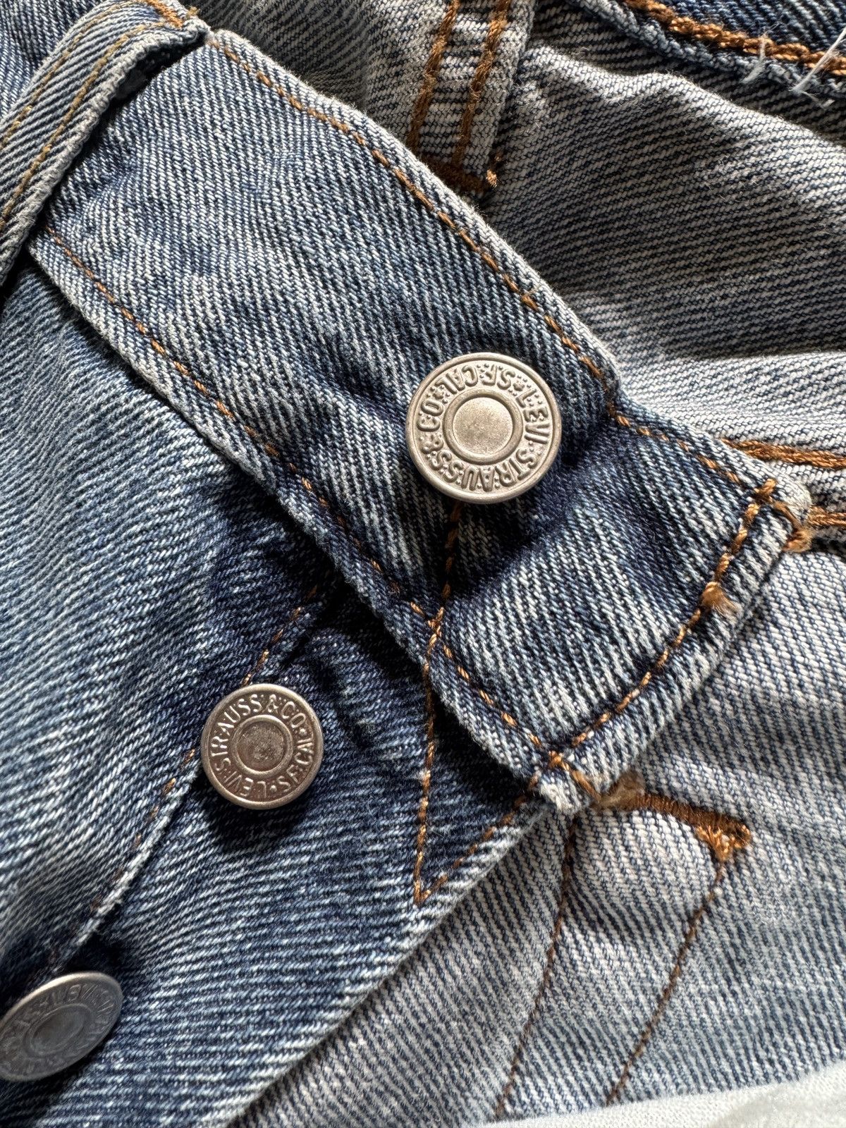 Levi's Levi’s 501 Blue Denim Jeans 32x30 Size US 32 / EU 48 - 4 Thumbnail
