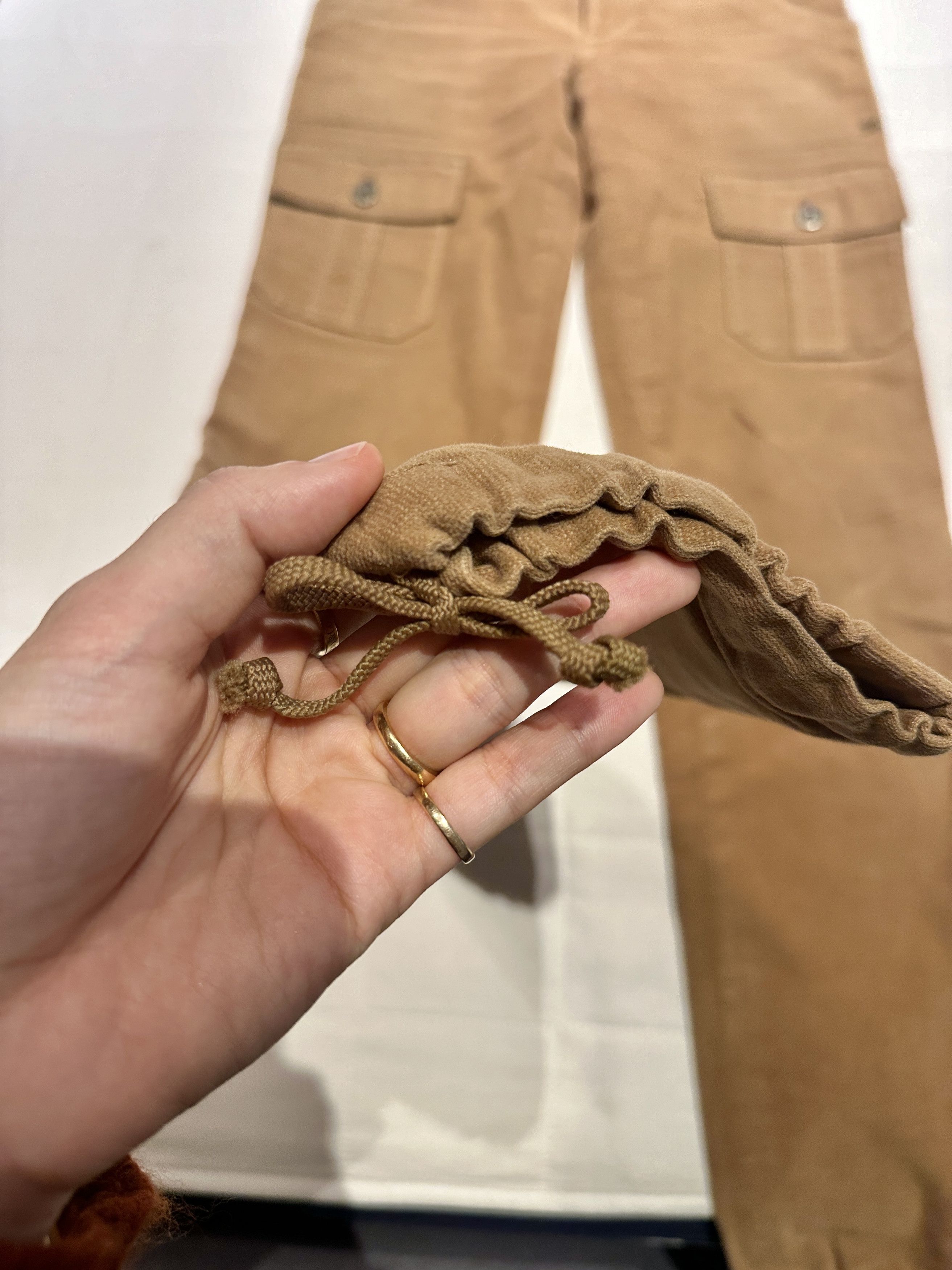 Burberry Vintage Burberry Blue Label Khaki Pants | Japan Exclusive Size 26" / US 2 / IT 38 - 1 Thumbnail