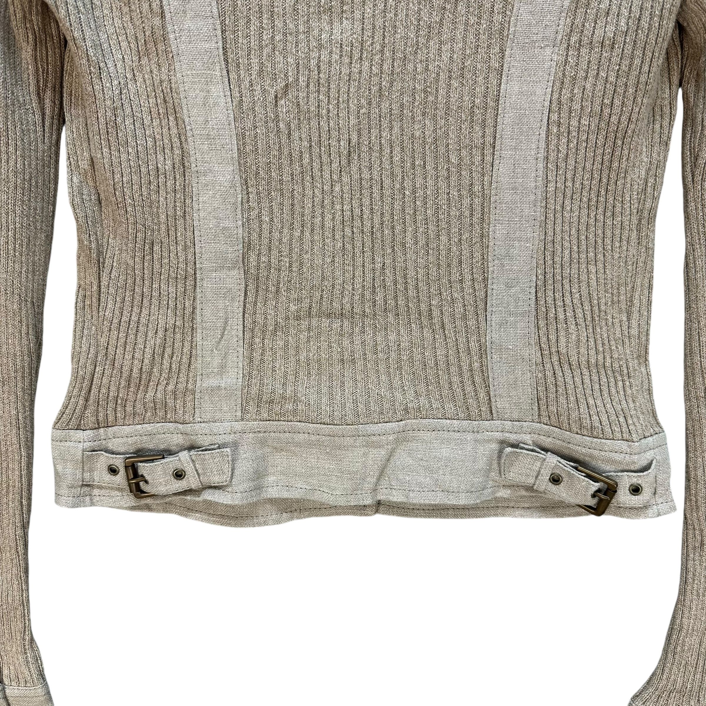 Japanese Brand FRAGILE Knitted Button Crop Shirt Jacket #1499-A62 Size S / US 4 / IT 40 - 13 Thumbnail