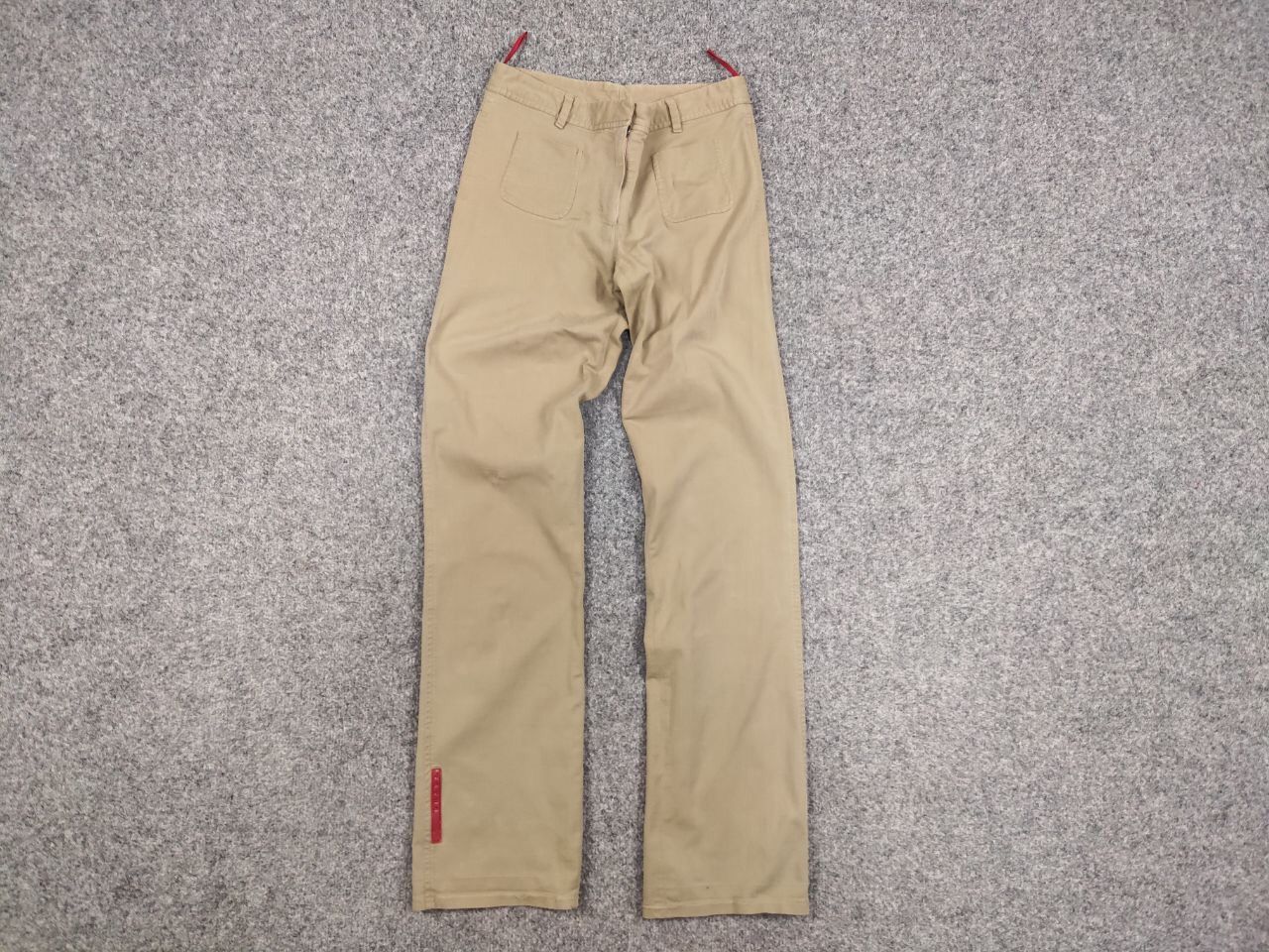 Prada Vintage Prada Red Tab Authentic Beige Trouser Women's Pants Size 30" / US 8 / IT 44 - 12 Thumbnail