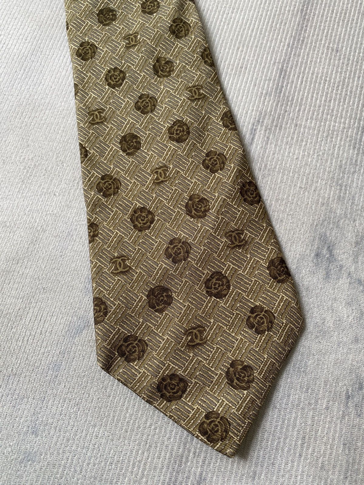Chanel Chanel Paris Silk Necktie Size ONE SIZE - 3 Thumbnail