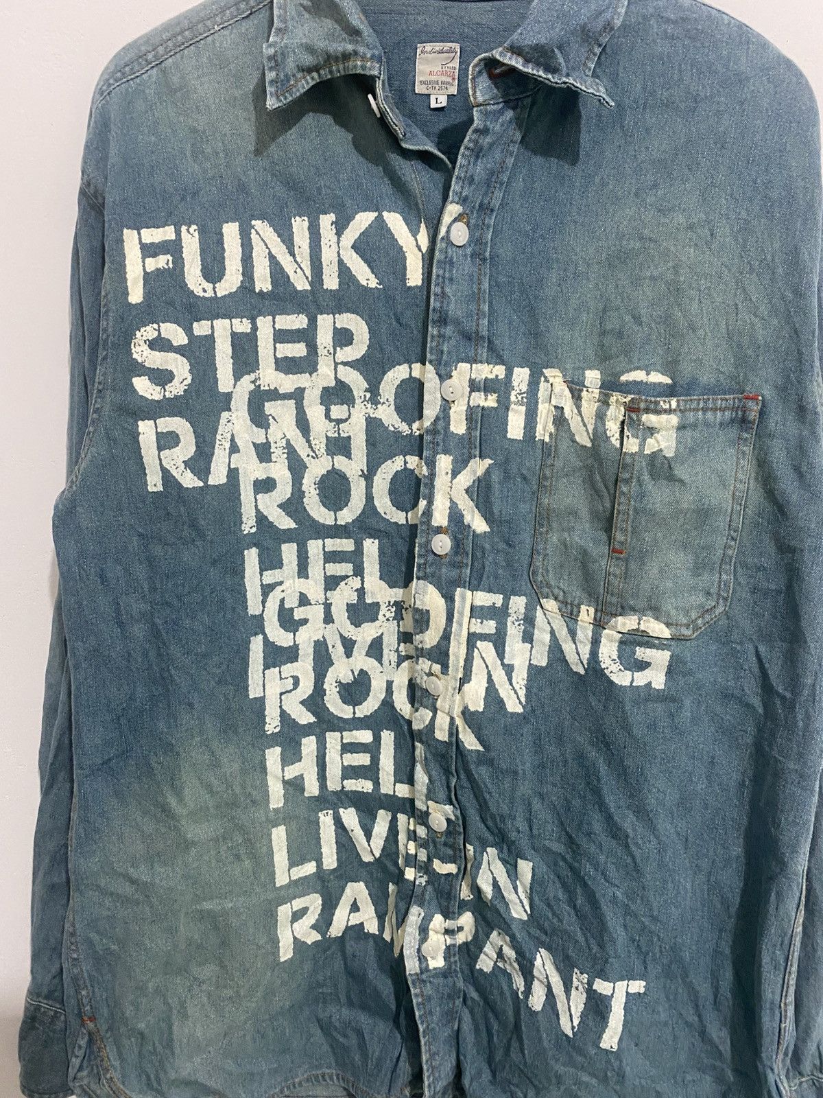 Japanese Brand Japanese poem shirt archived like goa kmrii styled Size US L / EU 52-54 / 3 - 2 Thumbnail