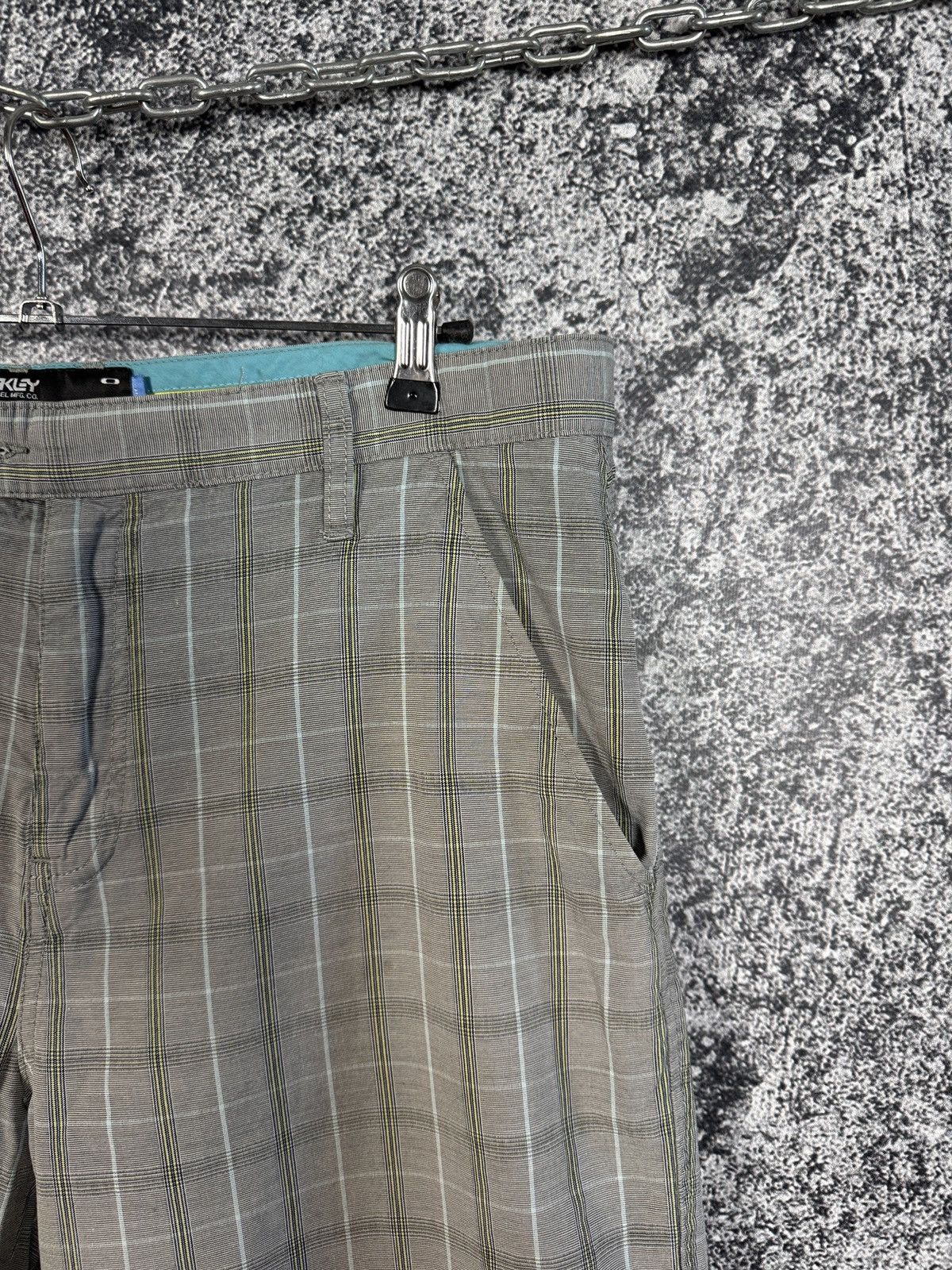 Oakley lOakley Loose Fit Plaid Shorts Checkered Casual Skate Style Size US 36 / EU 52 - 2 Thumbnail
