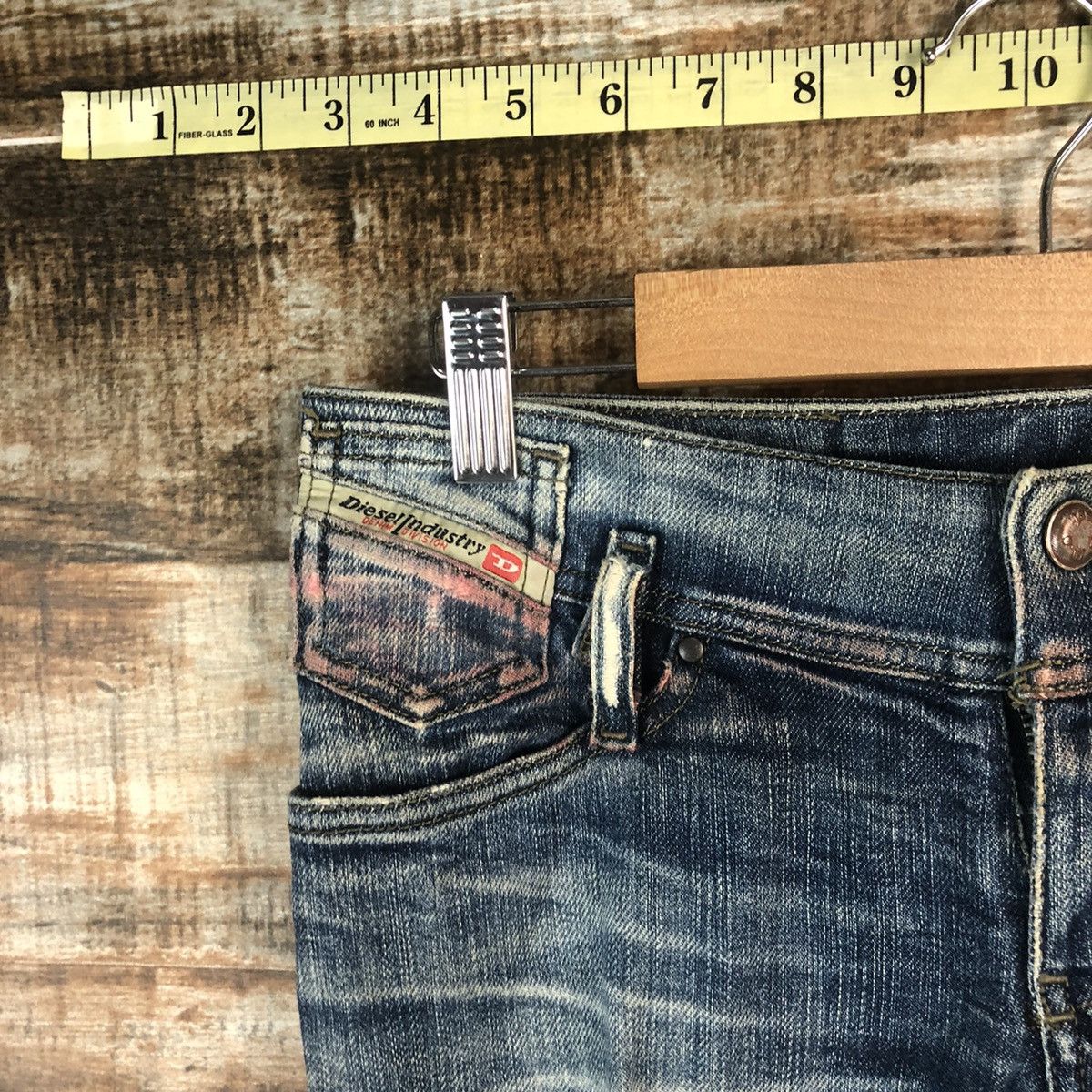 Diesel Diesel italy Black Distressed ripped Denim Pants #A2117 Size 27" / US 4 / IT 40 - 7 Thumbnail