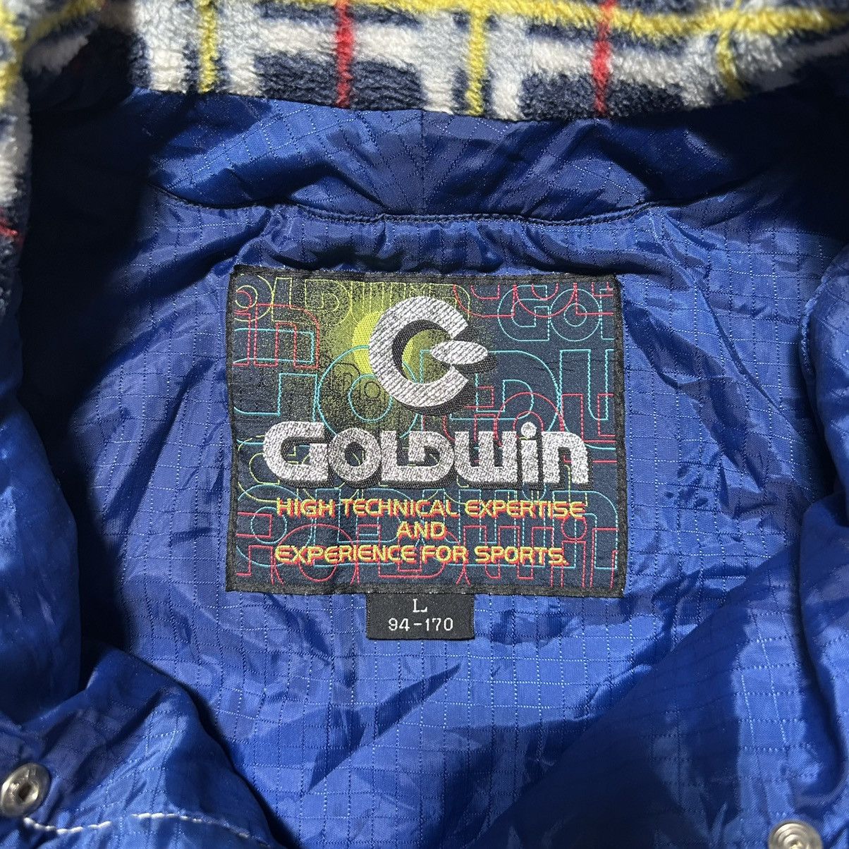 Goldwin Vintage Ellesse X Goldwin Bulldog Hoodie Down Jacket Size L / US 10 / IT 46 - 11 Thumbnail