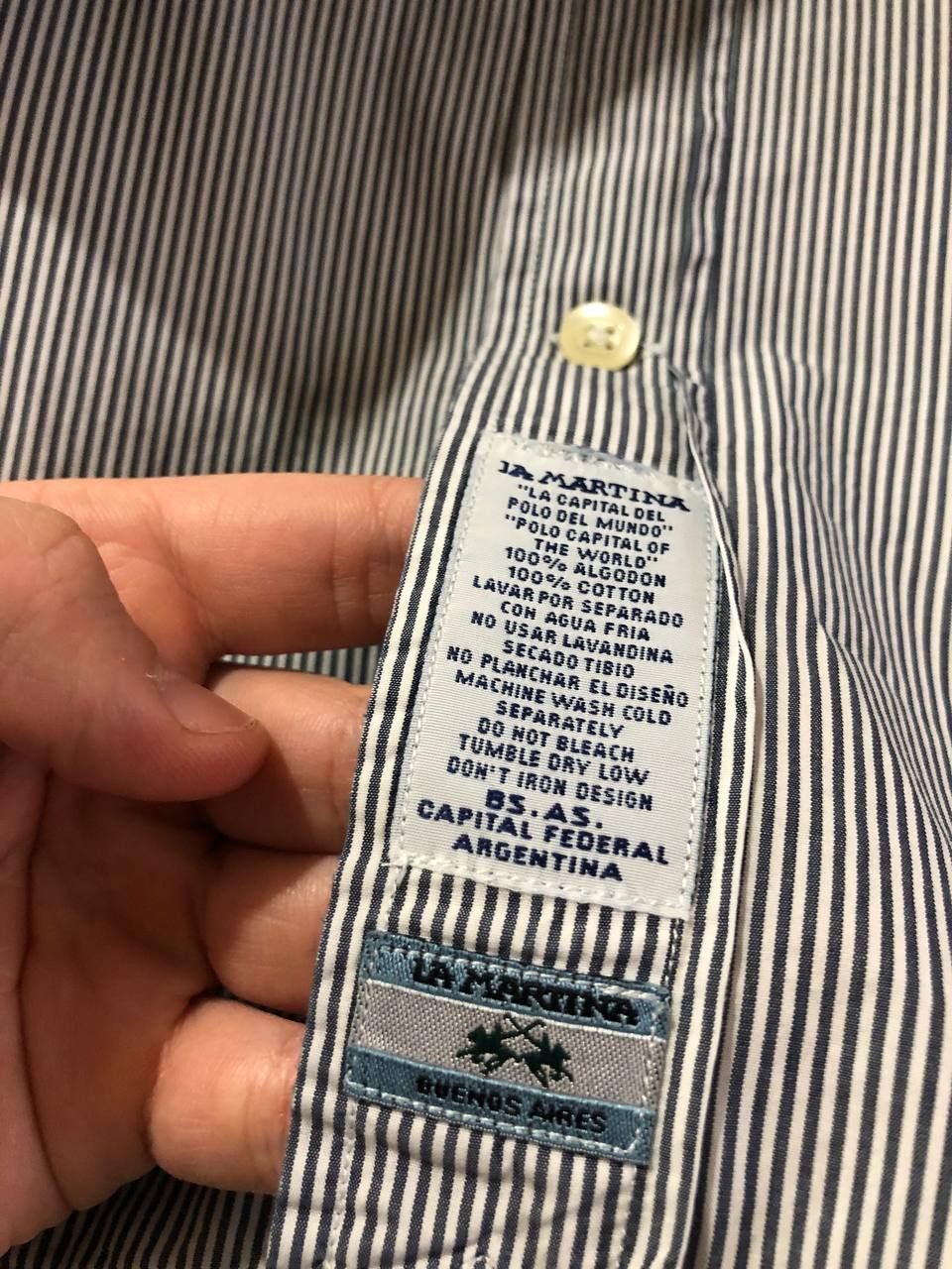 La Martina La Martina Buenos Aires Shirt Button Up size M Size US M / EU 48-50 / 2 - 9 Thumbnail