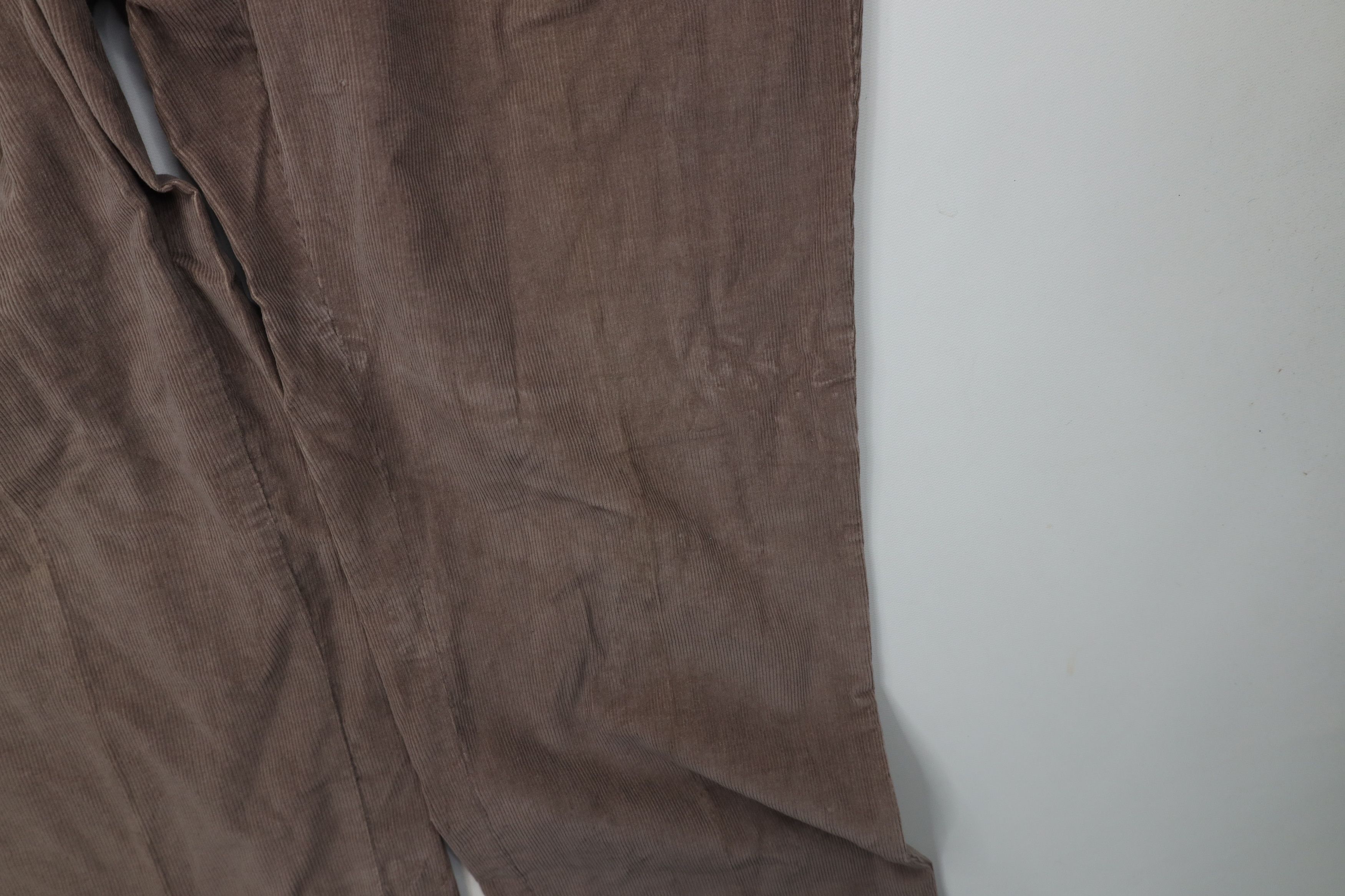 Vintage Vintage 90s Streetwear Wide Leg Corduroy Chino Pants Gray Size US 32 / EU 48 - 6 Thumbnail