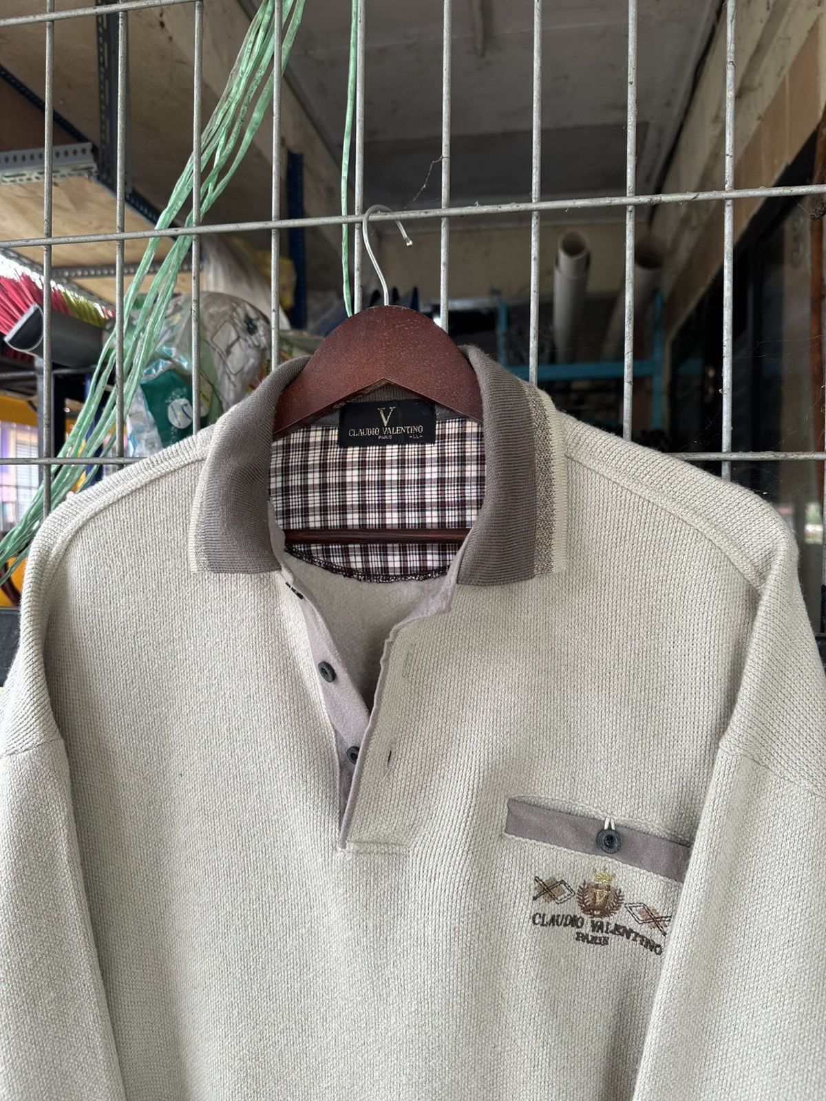 Valentino 👹Claudio Valentino Paris Button Down Sweater Size US L / EU 52-54 / 3 - 6 Thumbnail