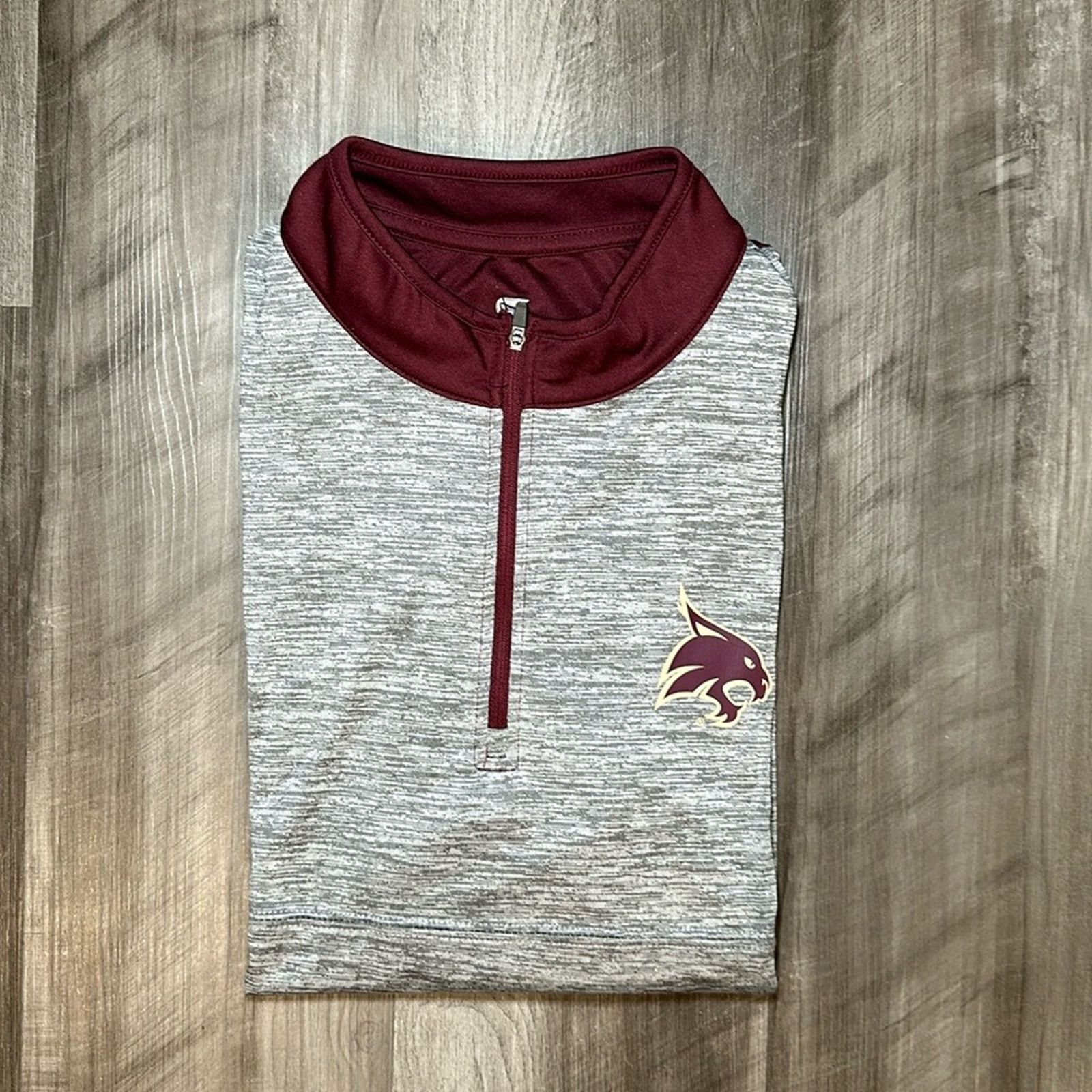 Colosseum Athletics Texas State Bobcats Colosseum Quarter Zip Pullover - XL Size US XL / EU 56 / 4 - 1 Thumbnail