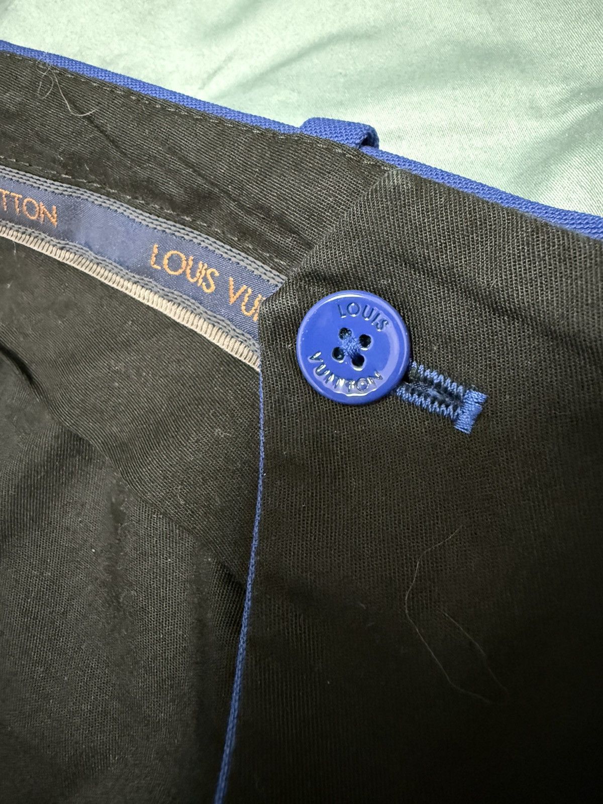 Louis Vuitton Louis Vuitton blue split hem trousers 42 Size US 34 / EU 50 - 6 Thumbnail