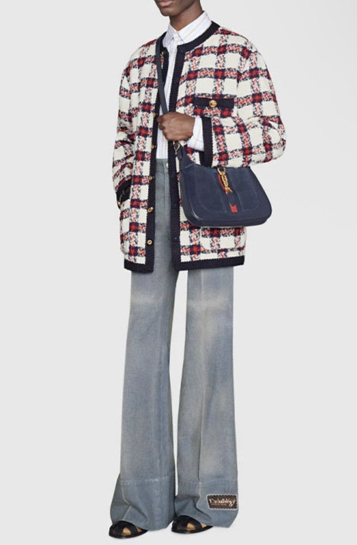 Gucci Gucci GG Button Web Wool Blend Tweed Jacket 660820 Size M / US 6-8 / IT 42-44 - 4 Thumbnail