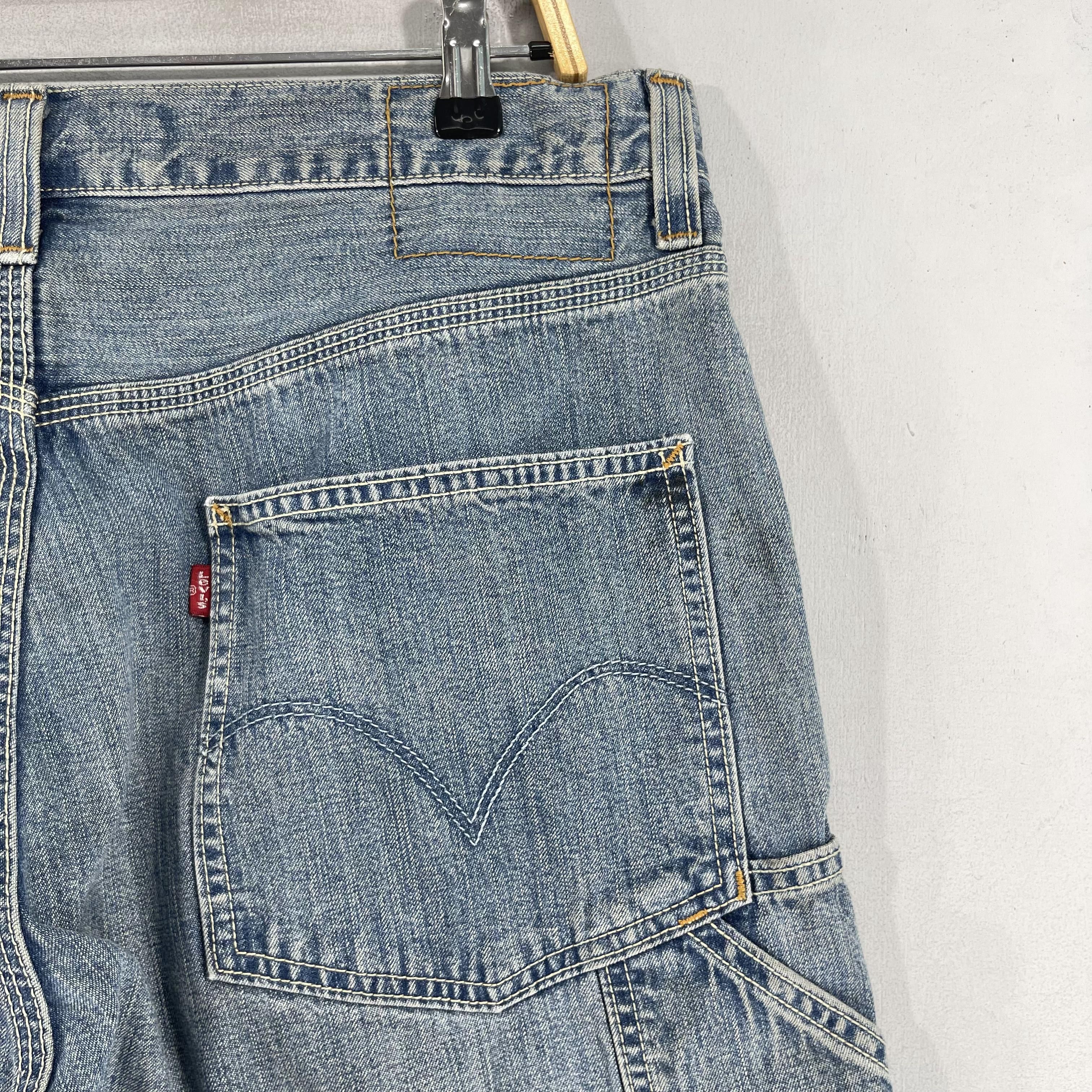 Levi's Size 34 Levis Carpenter Loose Straight Distressed Jeans Size US 34 / EU 50 - 6 Thumbnail