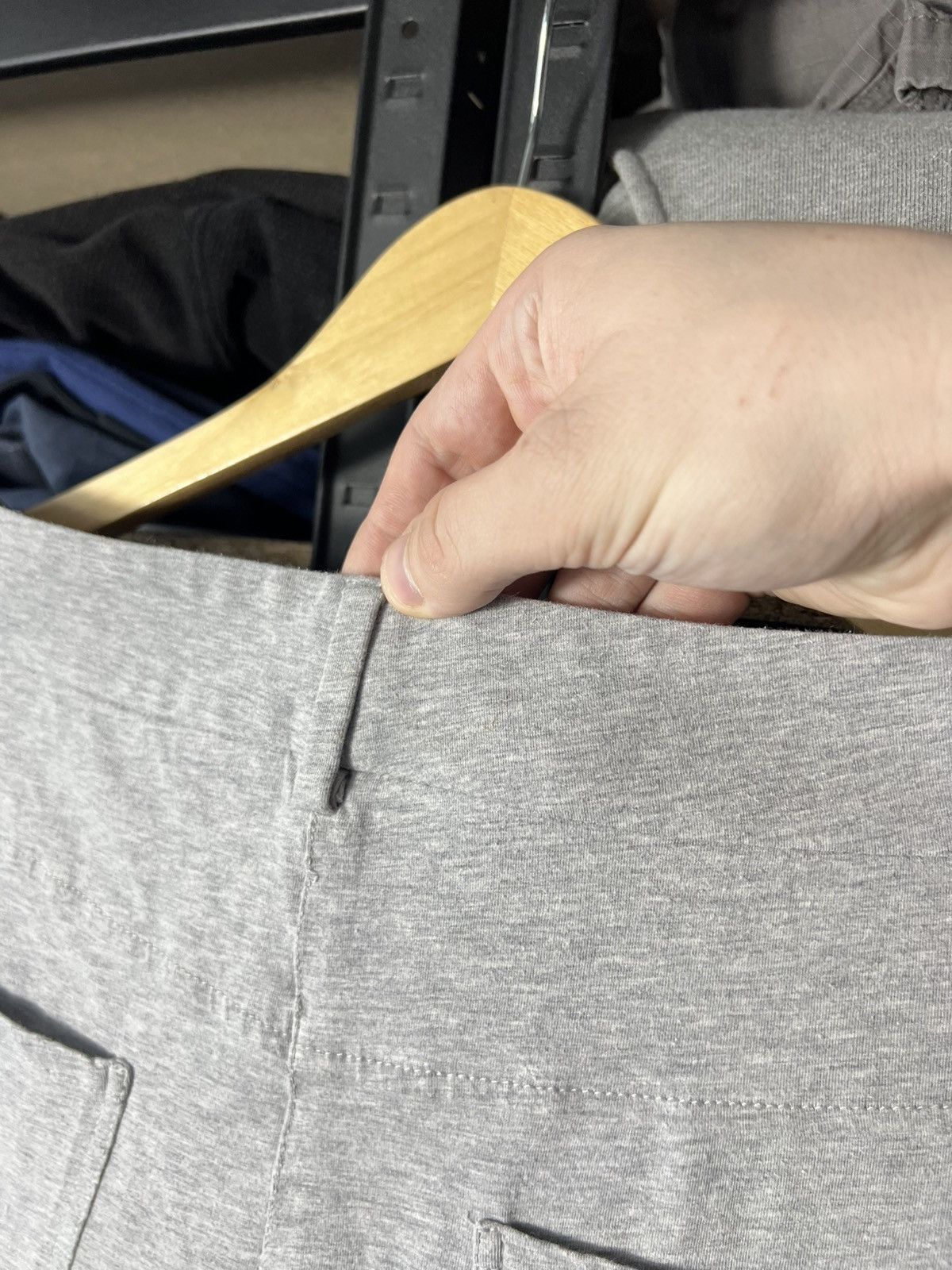 Brunello Cucinelli Brunello Cucinelli Women’s Cotton Stretch Pants Grey IT 44 Size 30" / US 8 / IT 44 - 21 Thumbnail