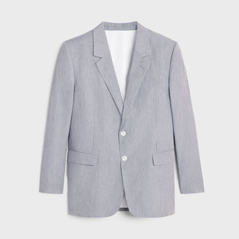 Celine o1w1db10526 2V06J8 Jude Jacket in Gray Size XXS / US 00 / IT 34 - 1 Thumbnail