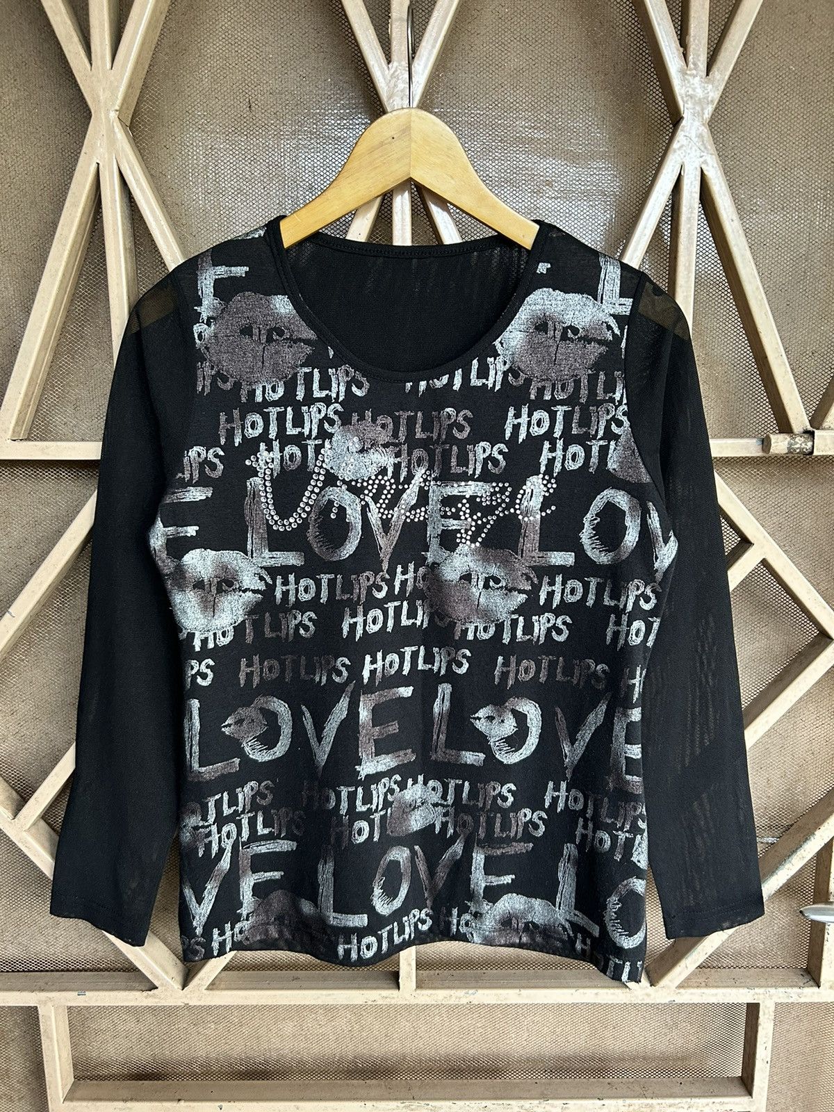 If Six Was Nine 💸BINDINGOFFER💸Japanese poem love hotlips longsleeve Size US M / EU 48-50 / 2 - 1 Thumbnail