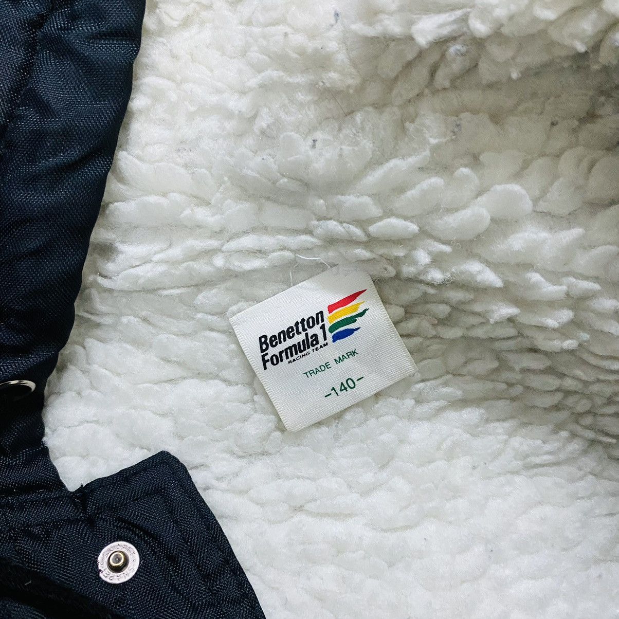 Benetton Vintage 90s Benetton F1 jacket big logo Size US L / EU 52-54 / 3 - 6 Thumbnail
