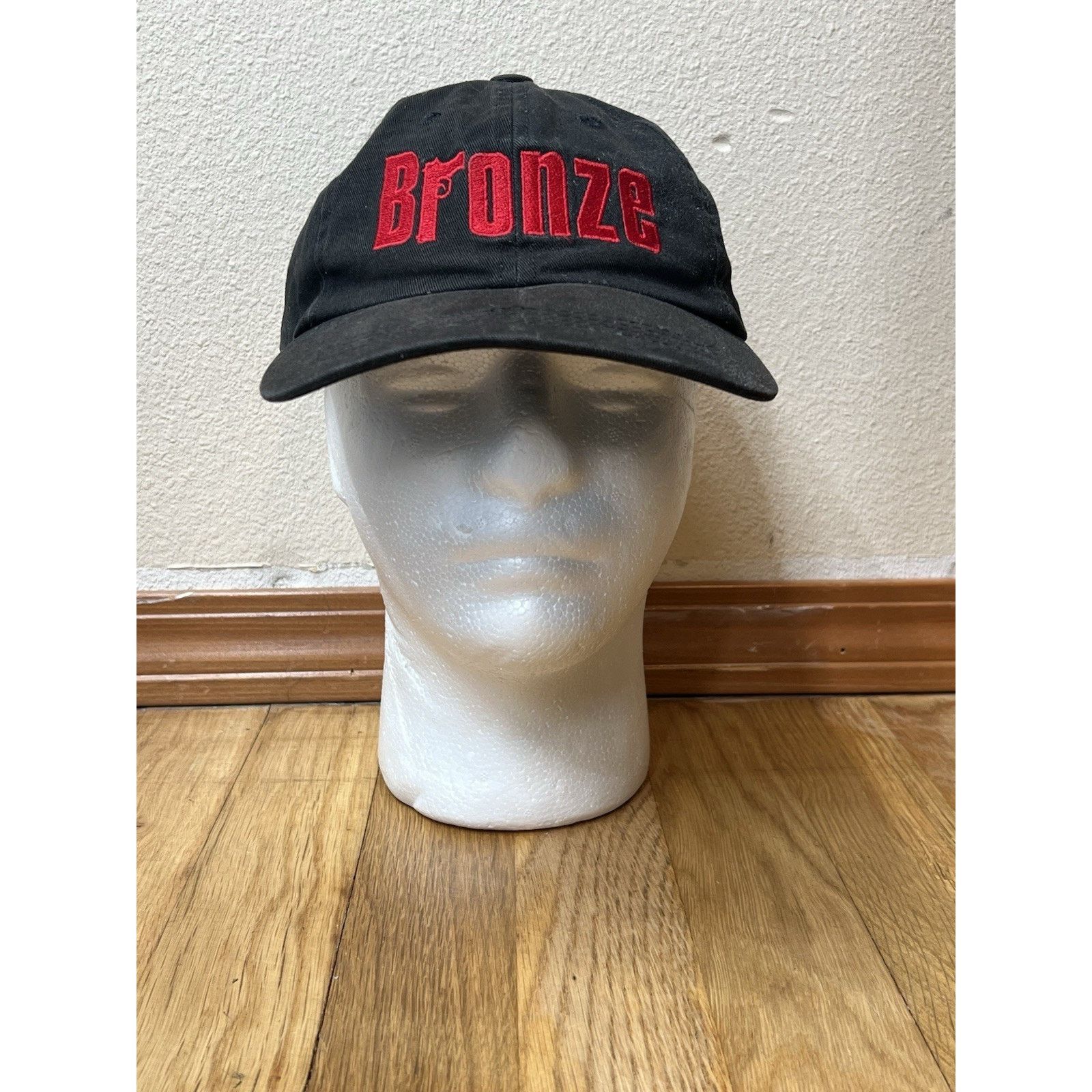 Bronze 56k Bronze 56K Baseball Black Strapback Hat Cap Sopranos Design Size ONE SIZE - 1 Thumbnail