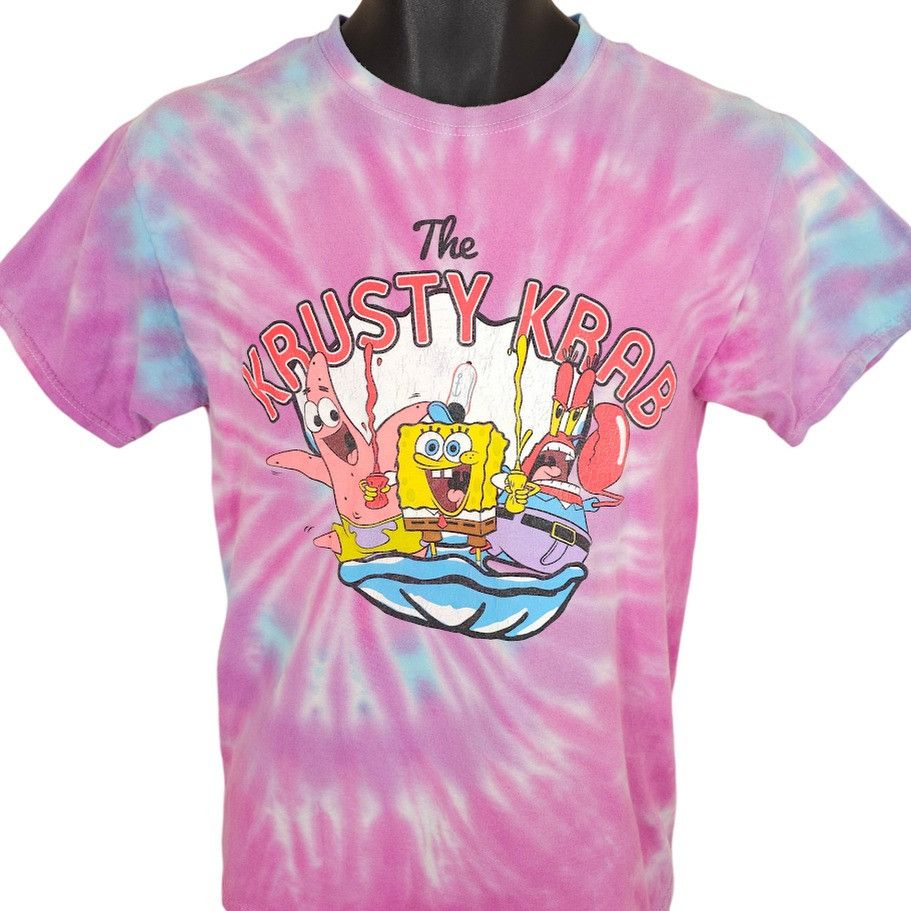 Nickelodeon SpongeBob SquarePants T Shirt Mens Size Small Pink Krusty Size US S / EU 44-46 / 1 - 1 Thumbnail