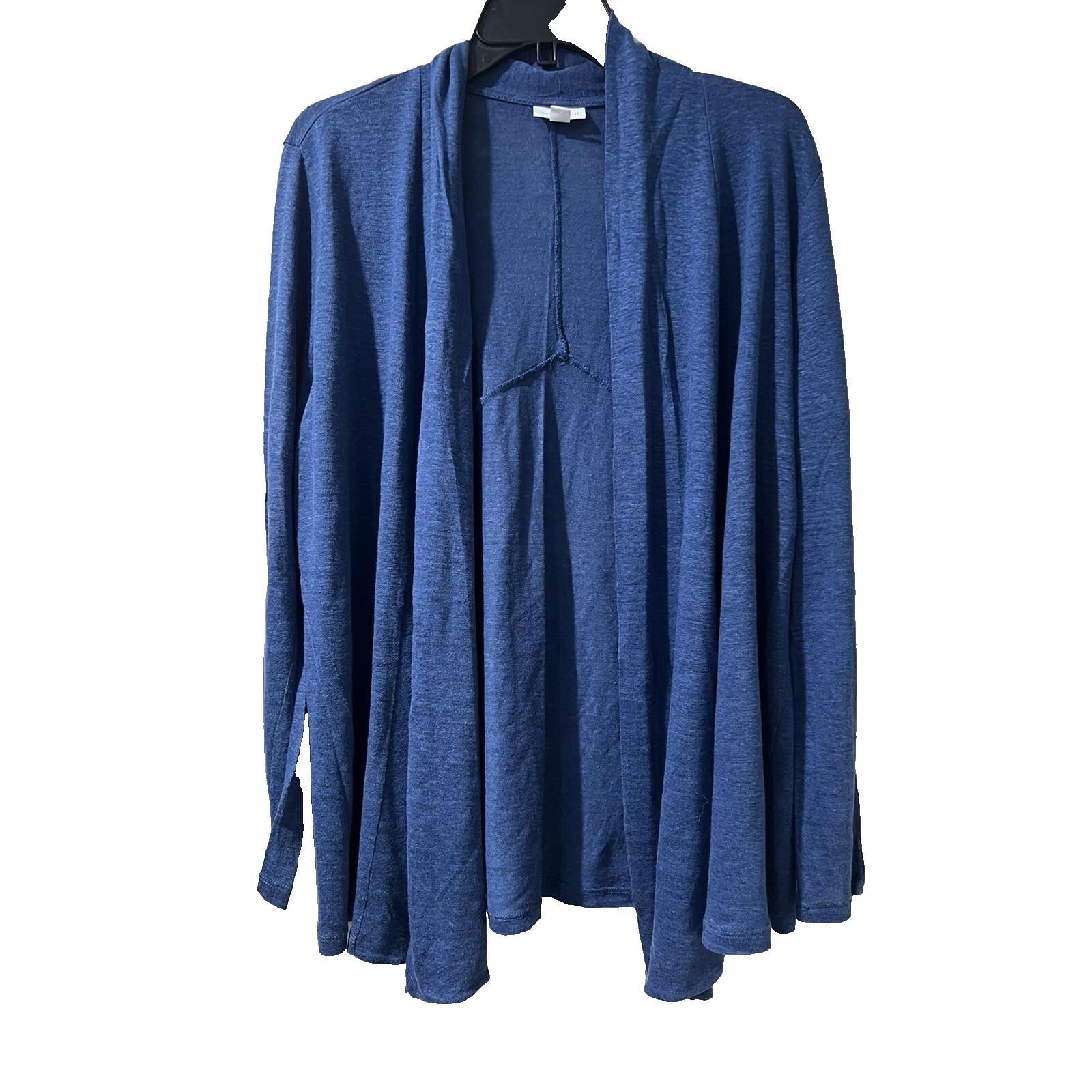 & Other Stories J. Jill Love 100% Linen Blue Cardigan Women Sz M A003311 Size M / US 6-8 / IT 42-44 - 1 Thumbnail