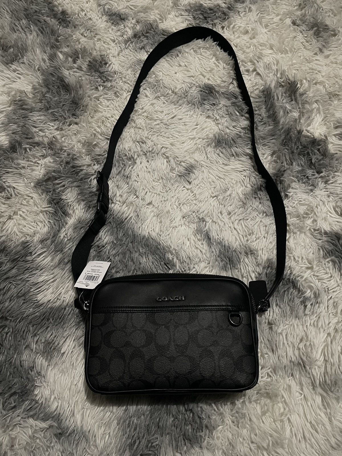 image of Coach Cross Body Bag in Black, Men's