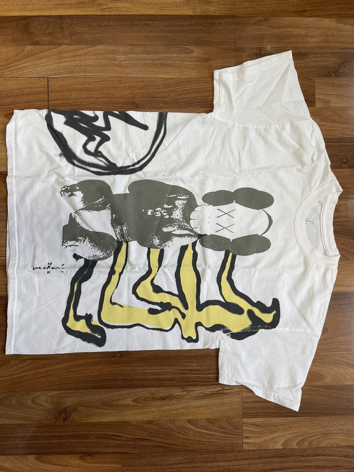 travis scott kaws shirt