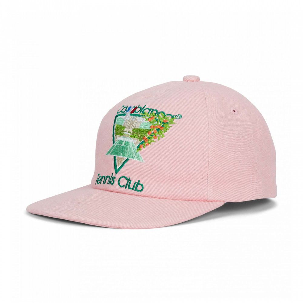 Casablanca o1mle0326 Size : OS / Embroidered Cap / Hat in Pink Size ONE SIZE - 1 Preview