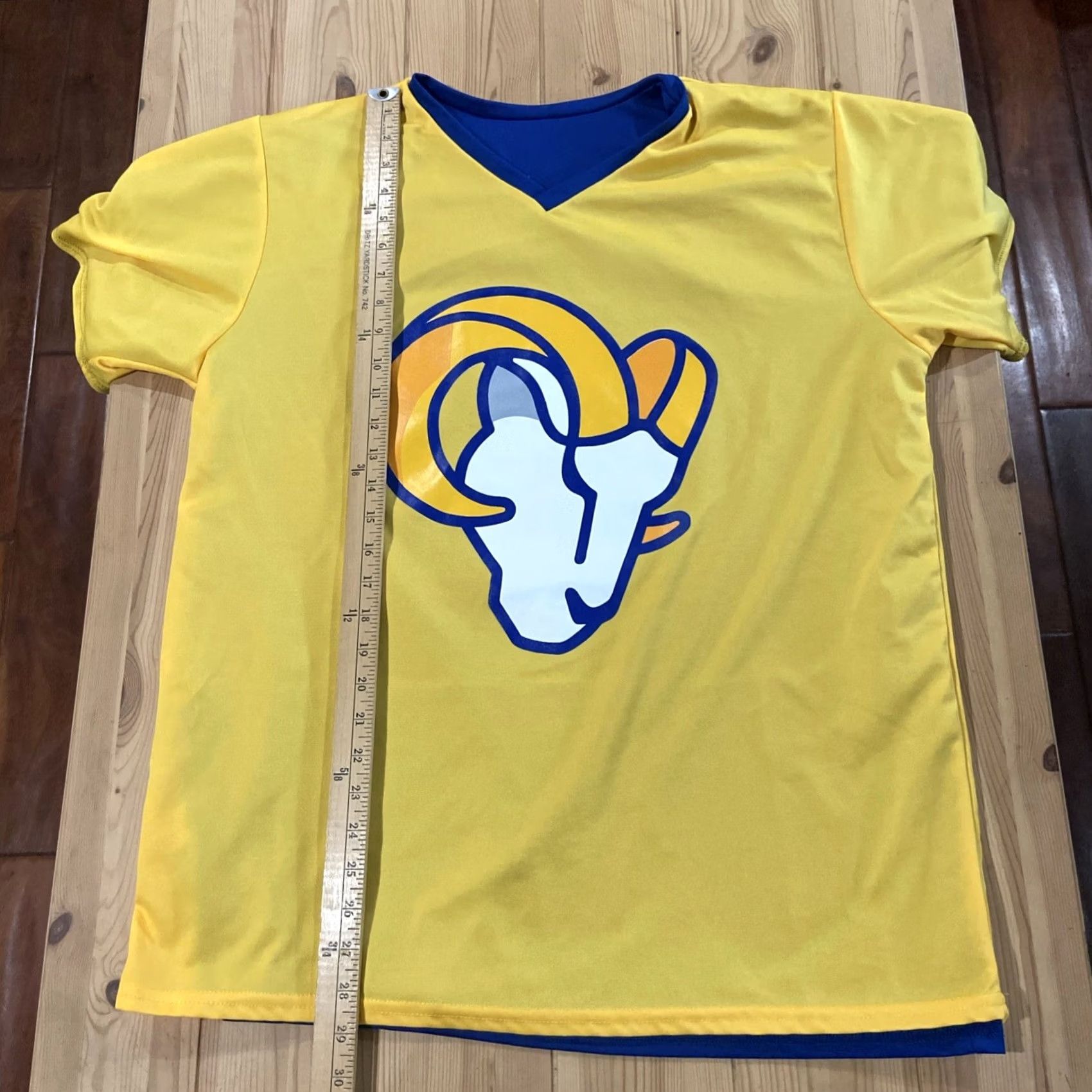 NFL VINTAGE Los Angeles Rams Reversible Logo Jersey Shirt Oversized 2XL? Size US XXL / EU 58 / 5 - 3 Thumbnail