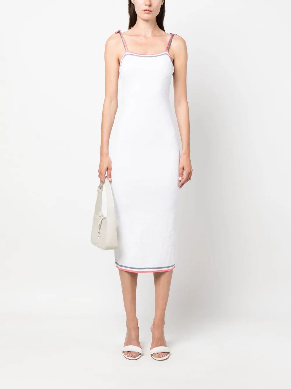 Fendi o1y0925 Midi Dress in Multicolor Size M / US 6-8 / IT 42-44 - 5 Thumbnail