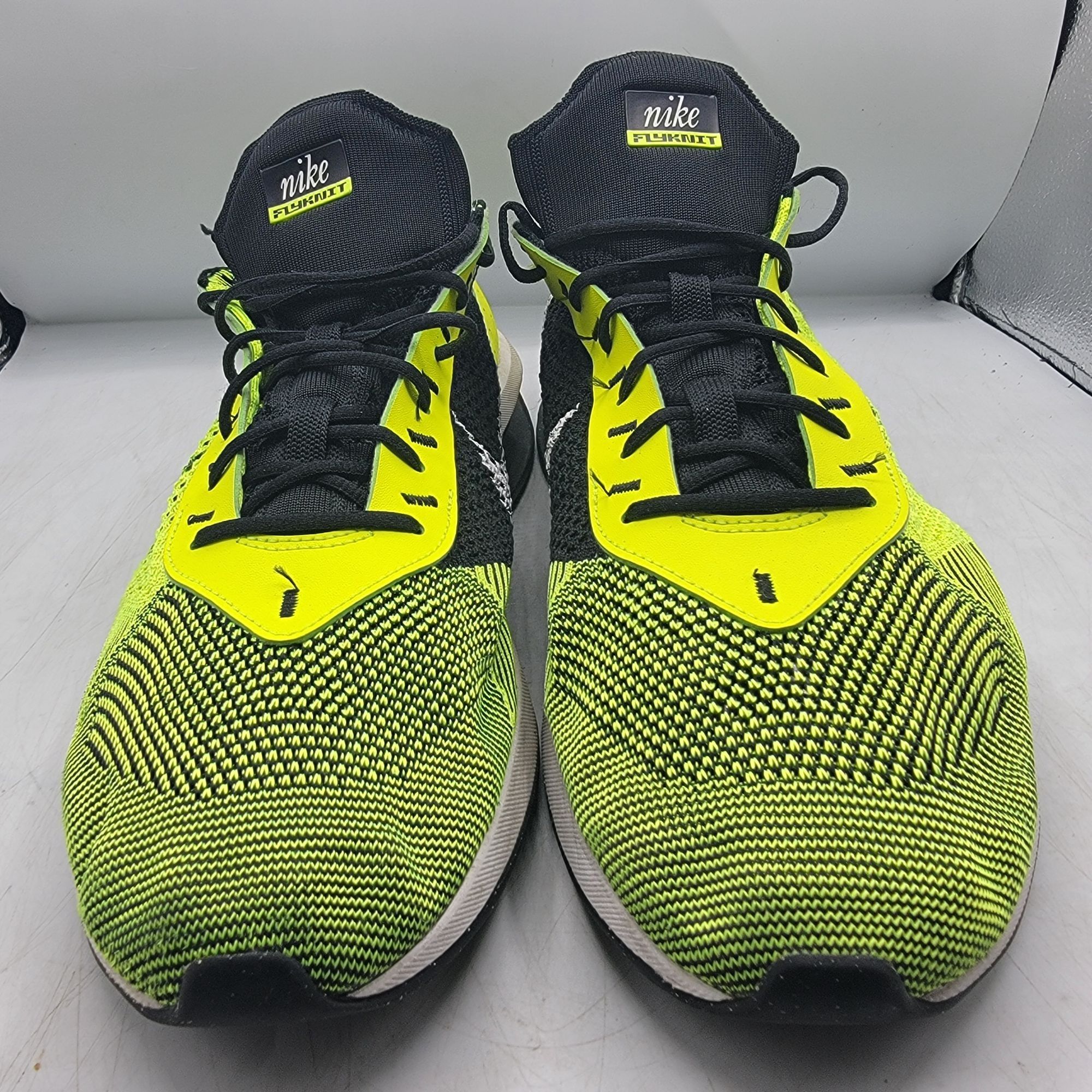 Nike Nike Air Max Flyknit Racer Mens 14 Volt Black White Sequoia Size US 14 / EU 47 - 2 Thumbnail