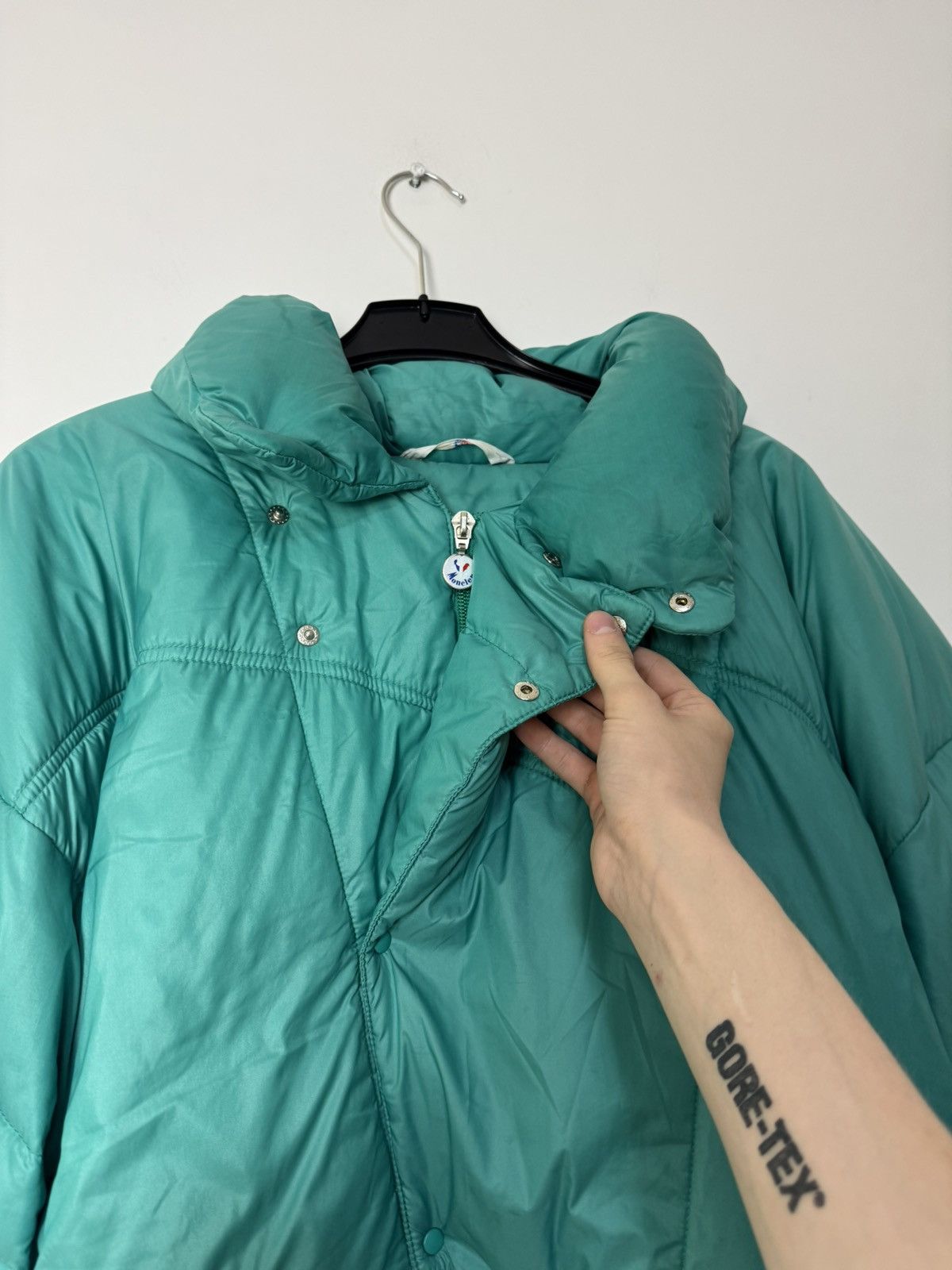Moncler Vintage Rare 90s Moncler Puffer Jacket asymmetrical button Size US M / EU 48-50 / 2 - 8 Thumbnail