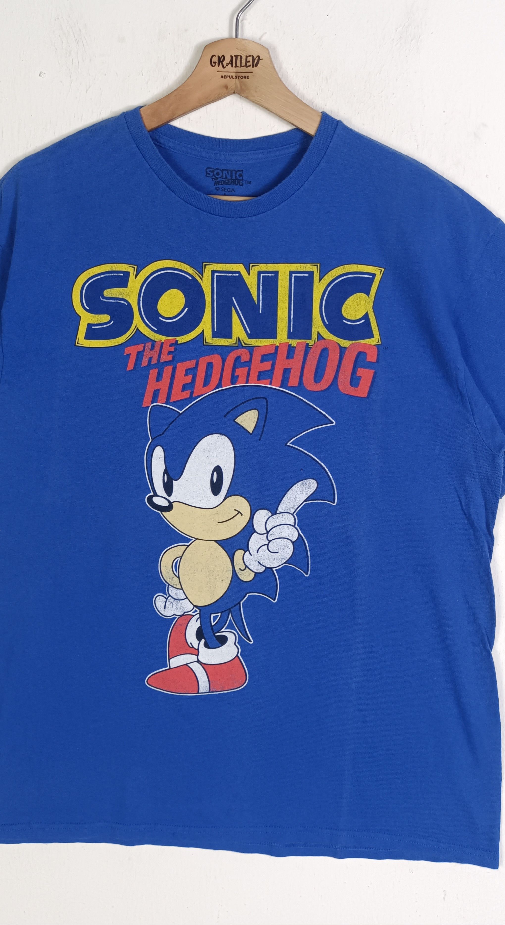 Sonic Lab Sonic The Hedgehog Shor Sleeve Shirt Size US L / EU 52-54 / 3 - 3 Thumbnail
