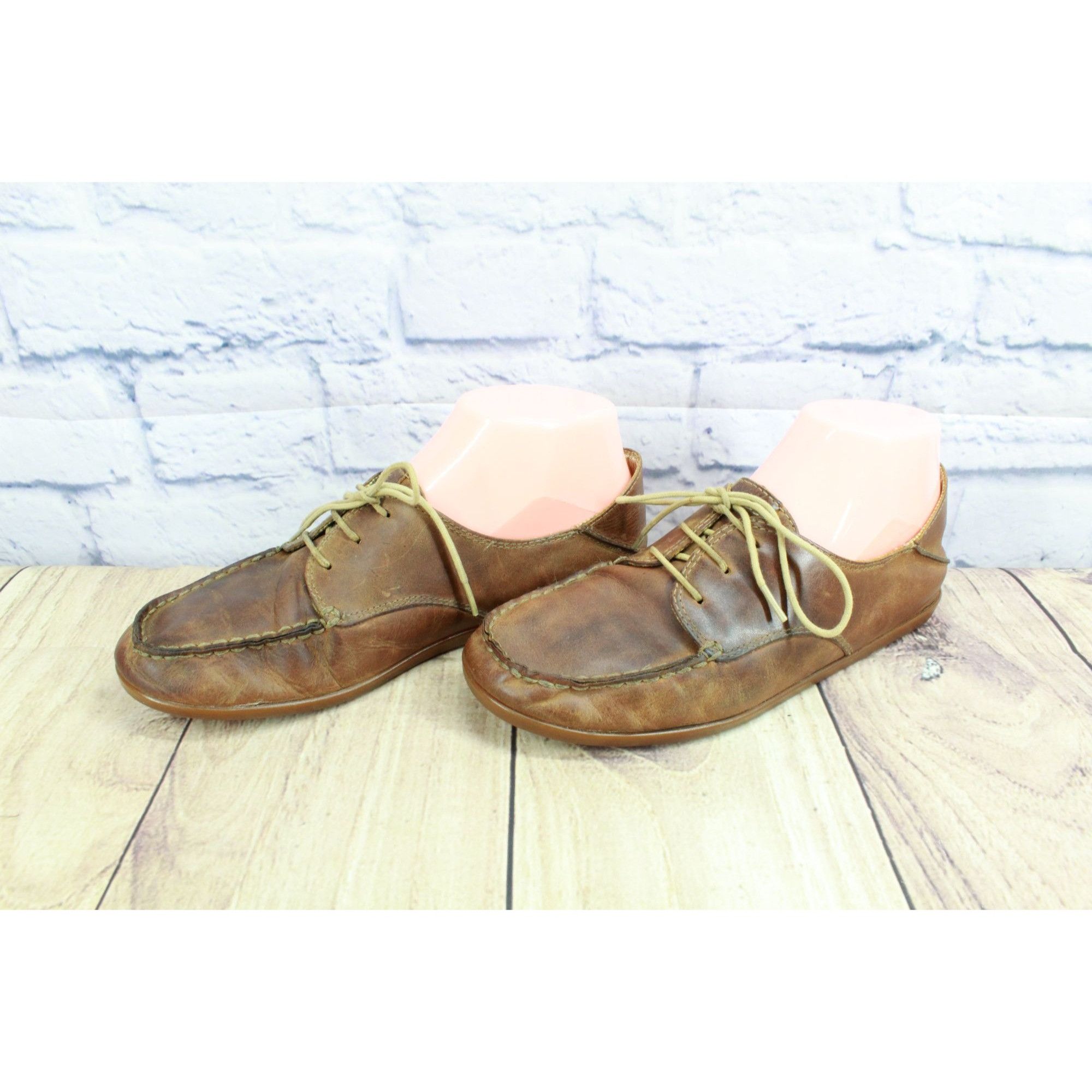 Olukai Olukai Heleuma Women's Leather Comfort Flat Loafer Shoes Size US 7 / IT 37 - 2 Thumbnail