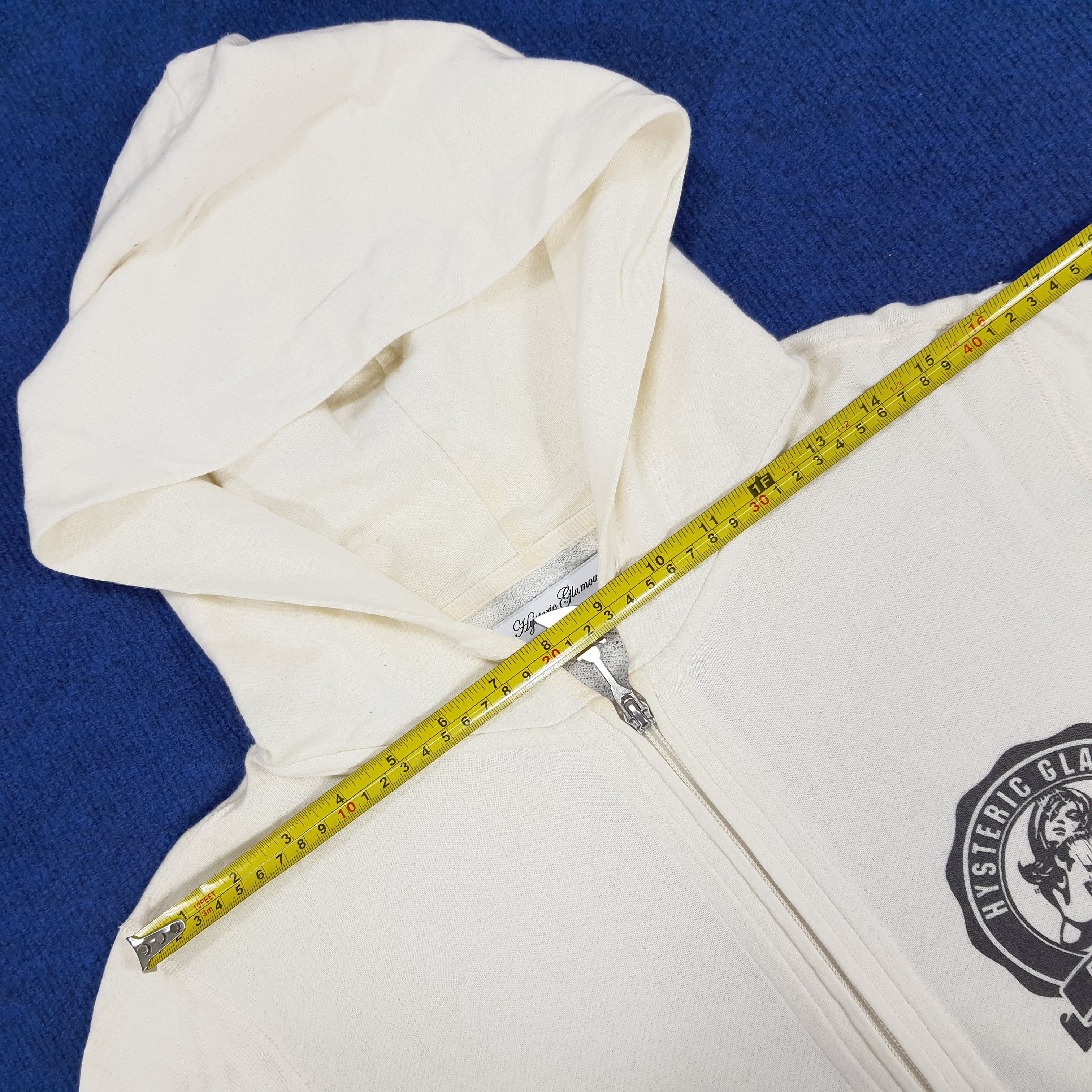 Hysteric Glamour × Japanese Brand × Vintage Vintage Hysteric Glamour Big Print Japan Brand Zipper Hoodie Size US XS / EU 42 / 0 - 11 Thumbnail